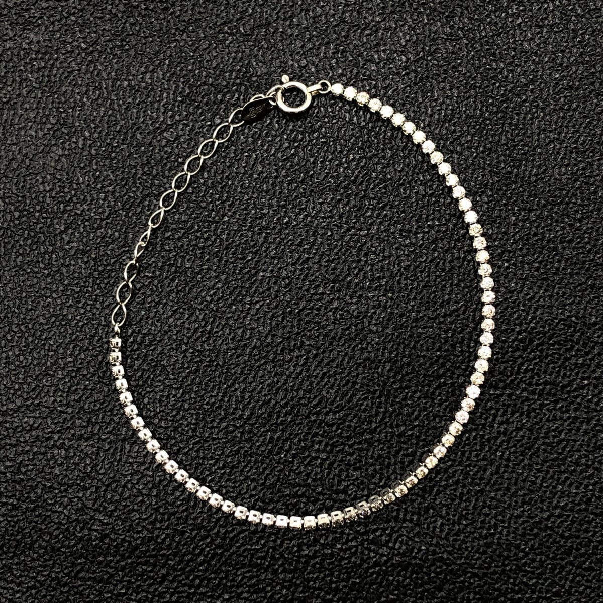 Custom Jewelry Custom Jewelry Diamond Tennis Bracelet, D(1.00ct), PT900/PT850, 1.9g, Approx 6.5inch with adjustable chain C297394