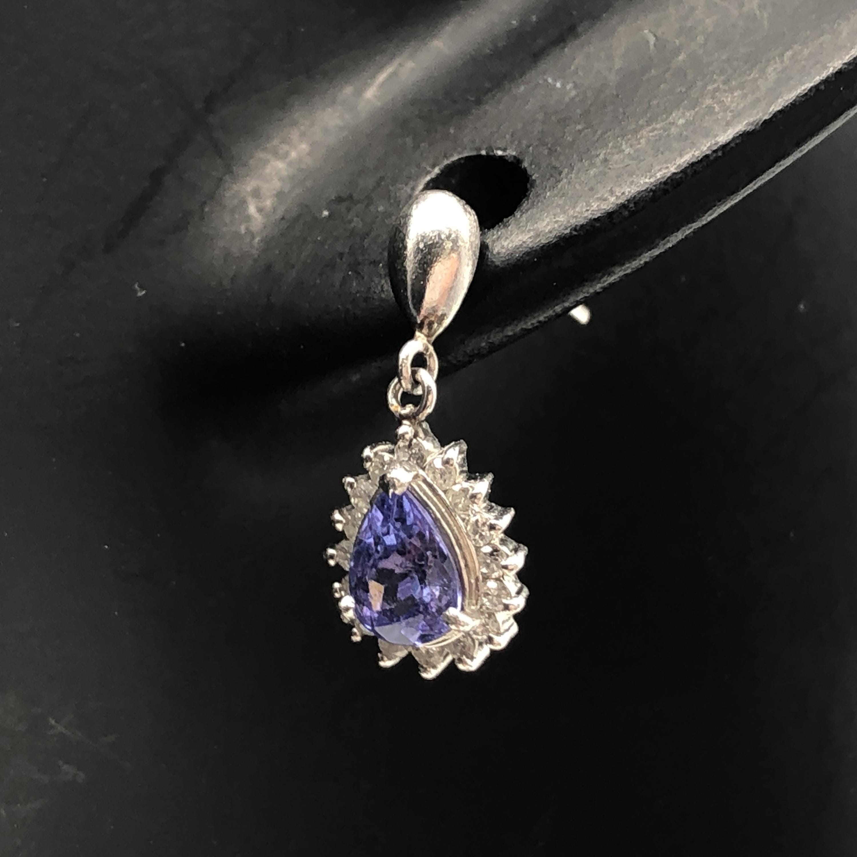 Custom Jewelry Custom Jewelry Tanzanite & Diamond Pierces, D(0.09ct/0.09ct), PT900/PT850, 2.8g C297181