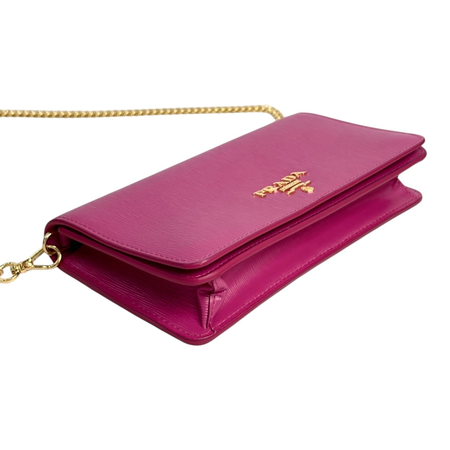 Prada Pink WOC Bag with Chain Strap