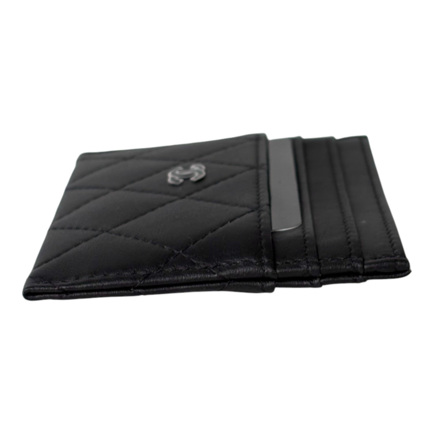 Chanel So Black Card Holder