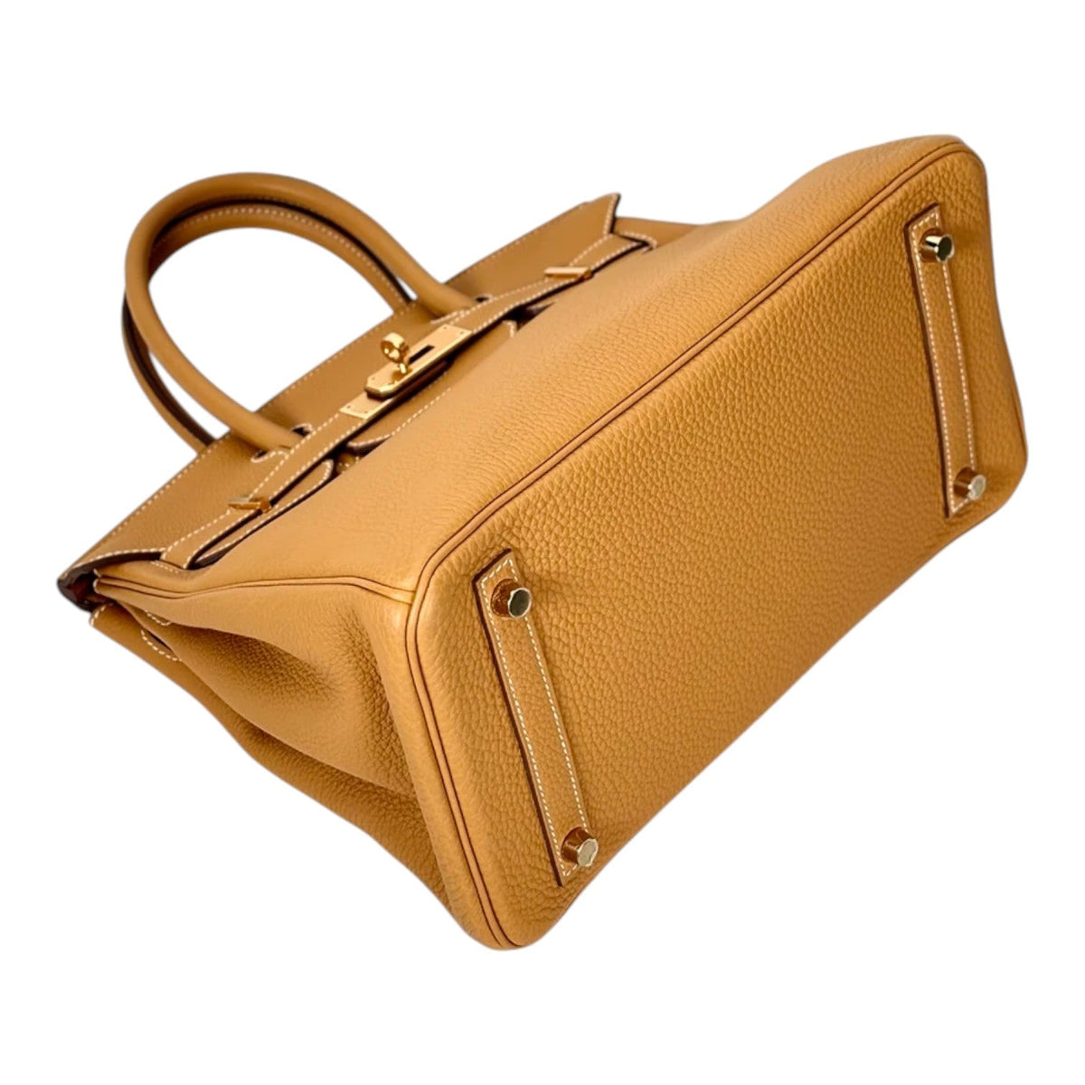 Hermes Birkin 30cm Bag in Togo Sand with GHW - Full Set - W Stamp