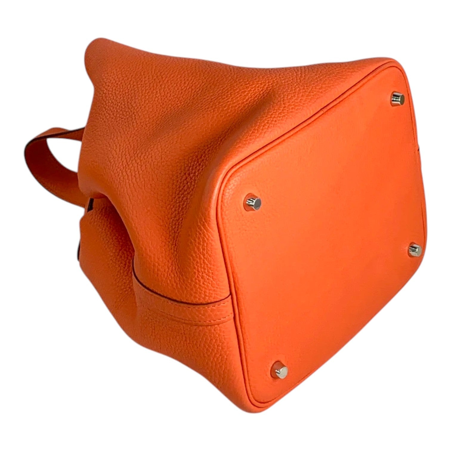 Hermes Picotin 22 Orange Bag in Clemence