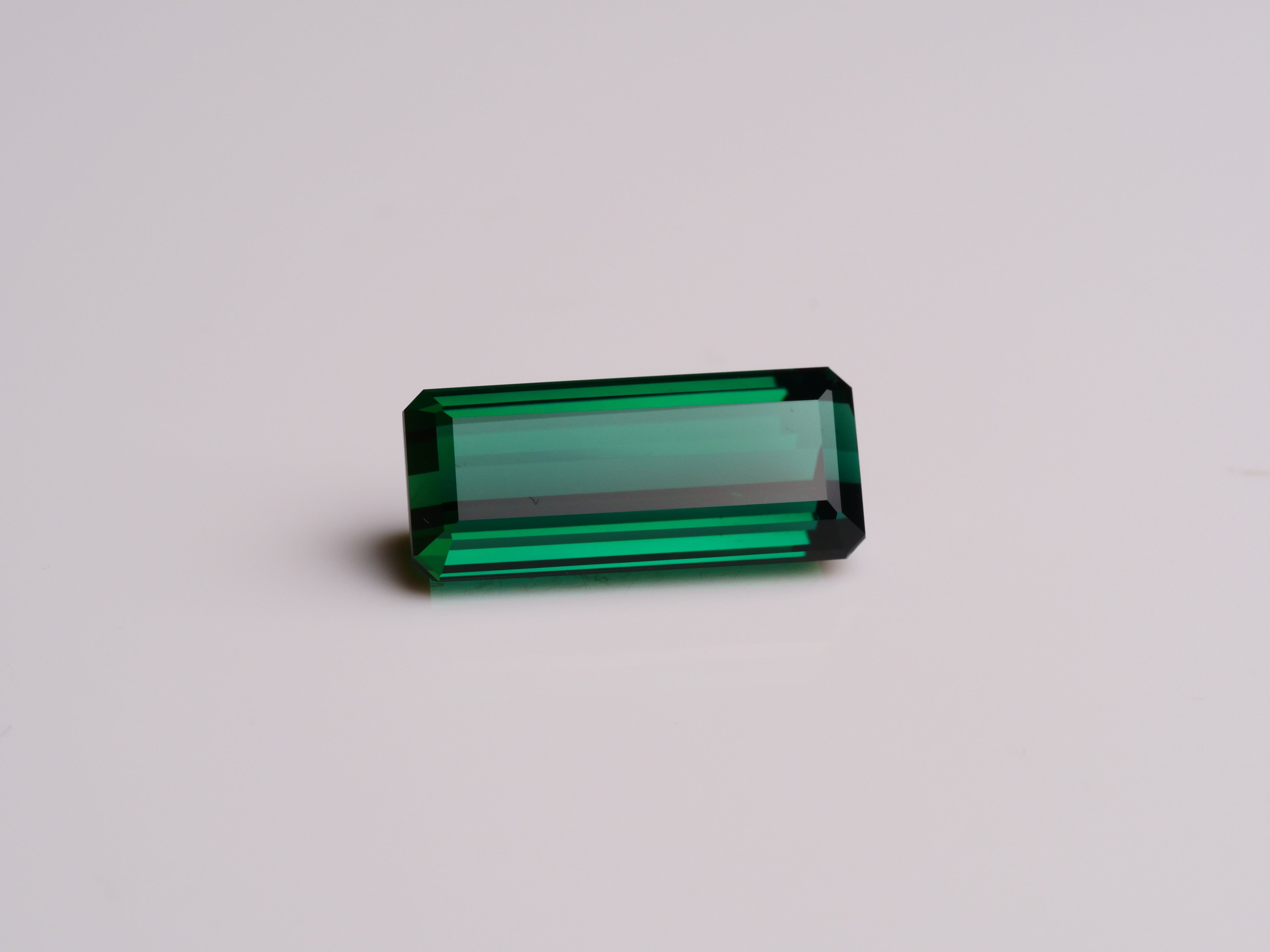 David Harry Jewels 11.42ct Pederneira Green Tourmaline