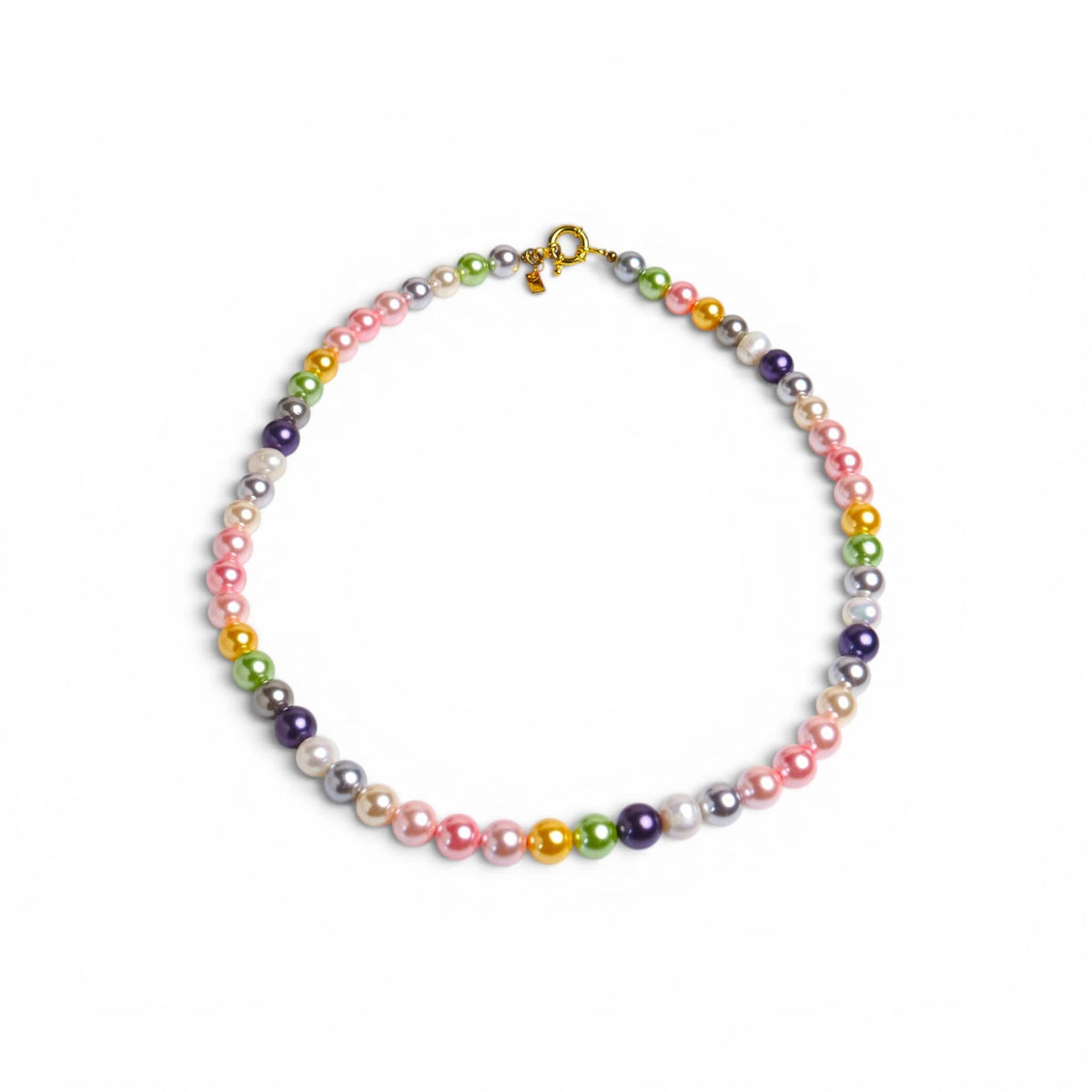 David Harry Jewels 20" Multicolour pearl necklace