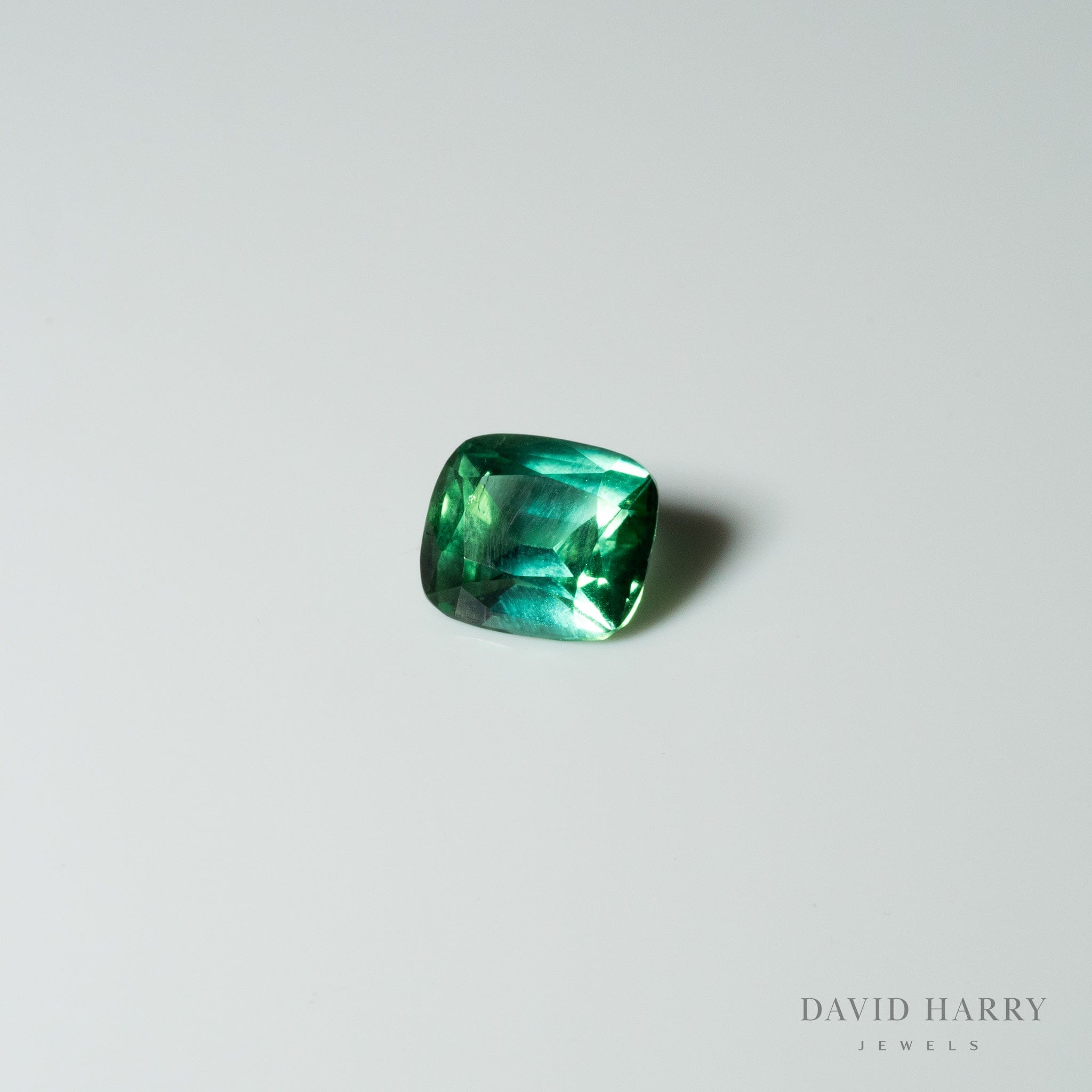 David Harry Jewels 3.83cts Pamir Green Tourmaline