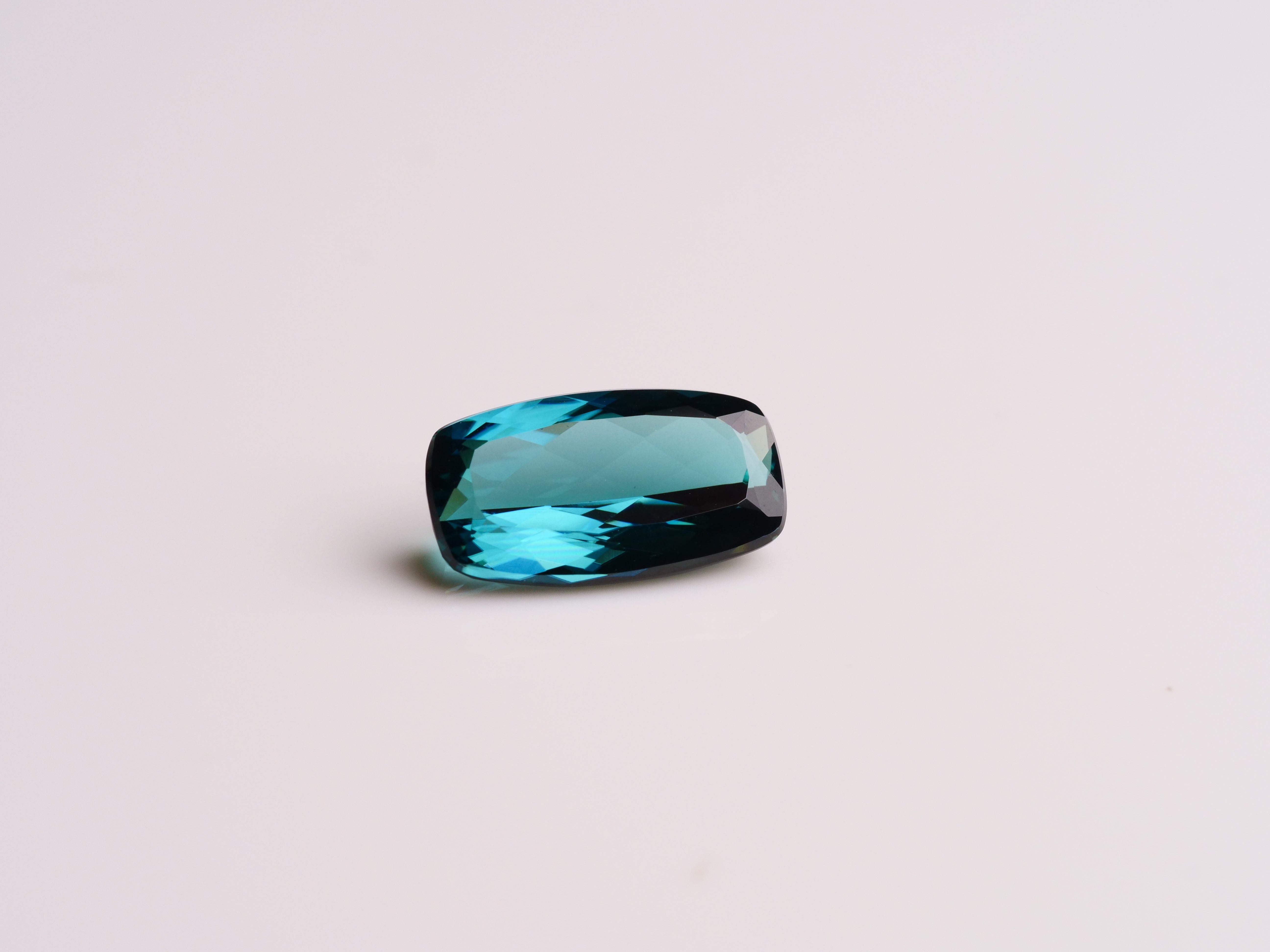 David Harry Jewels 6.35ct Pederneira Indicolite Tourmaline