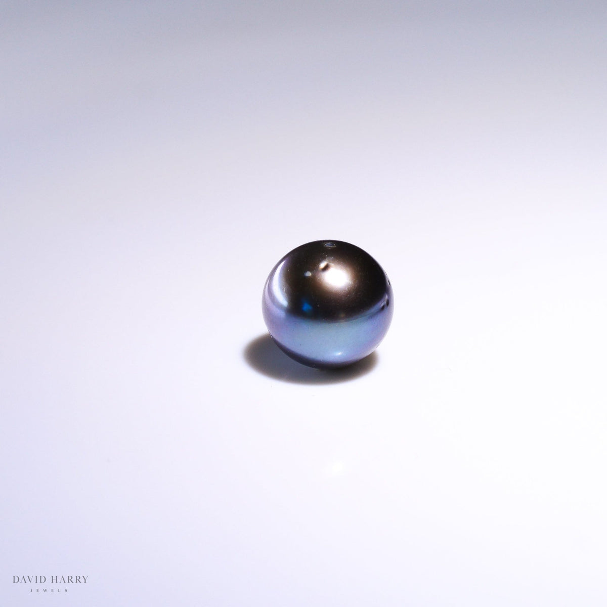 David Harry Jewels 12mm Aubergine Tahitian Pearl