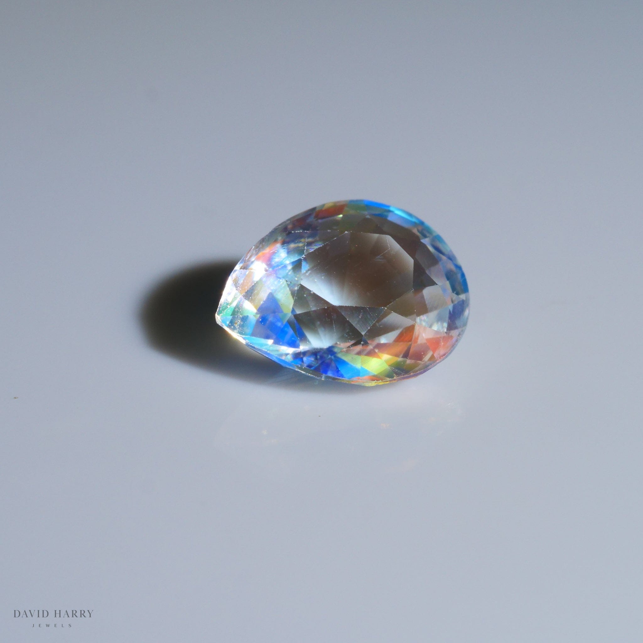 David Harry Jewels 2.05ct Madagascan Rainbow Moonstone pear