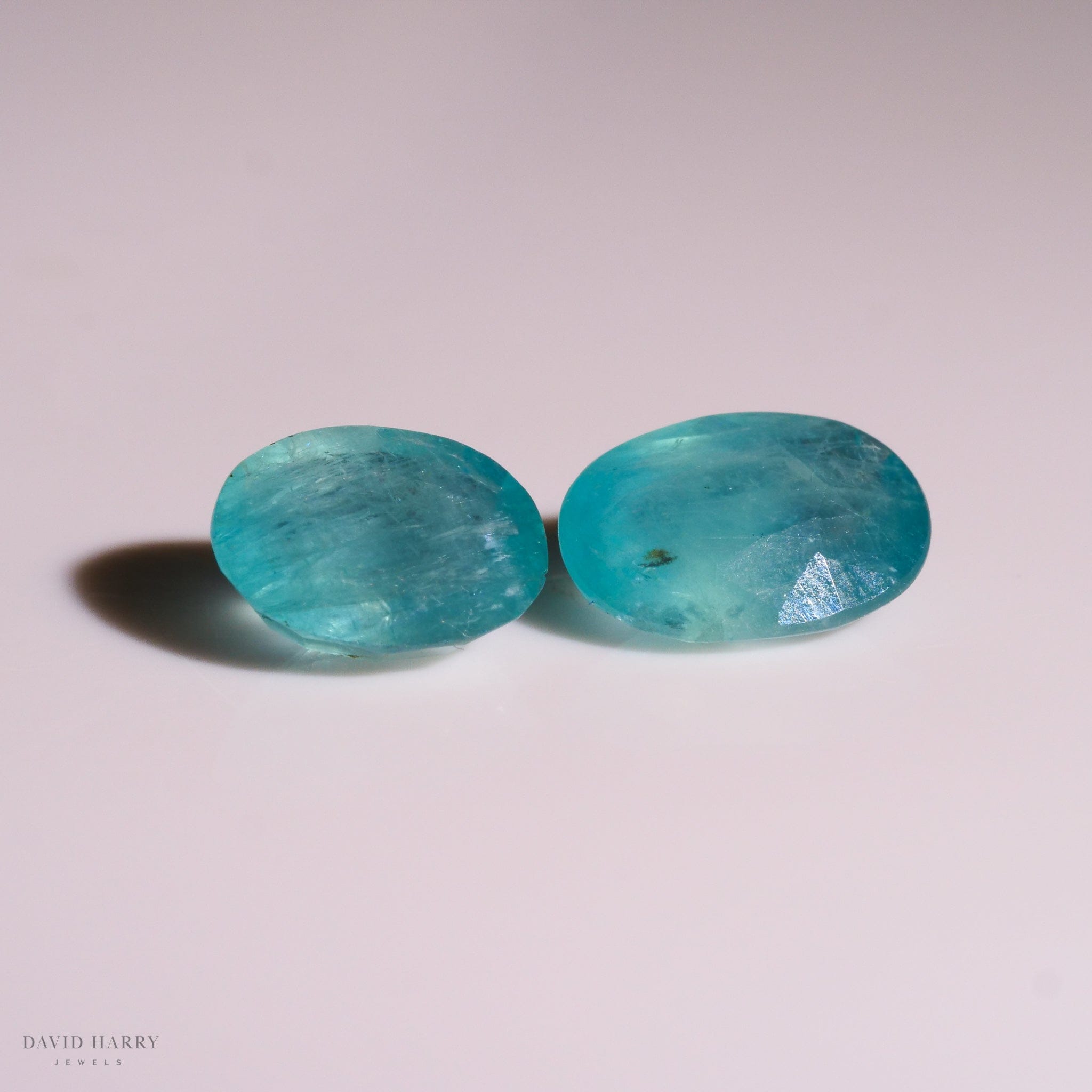 David Harry Jewels 3.95ct Tranomaro Grandidierite Pair