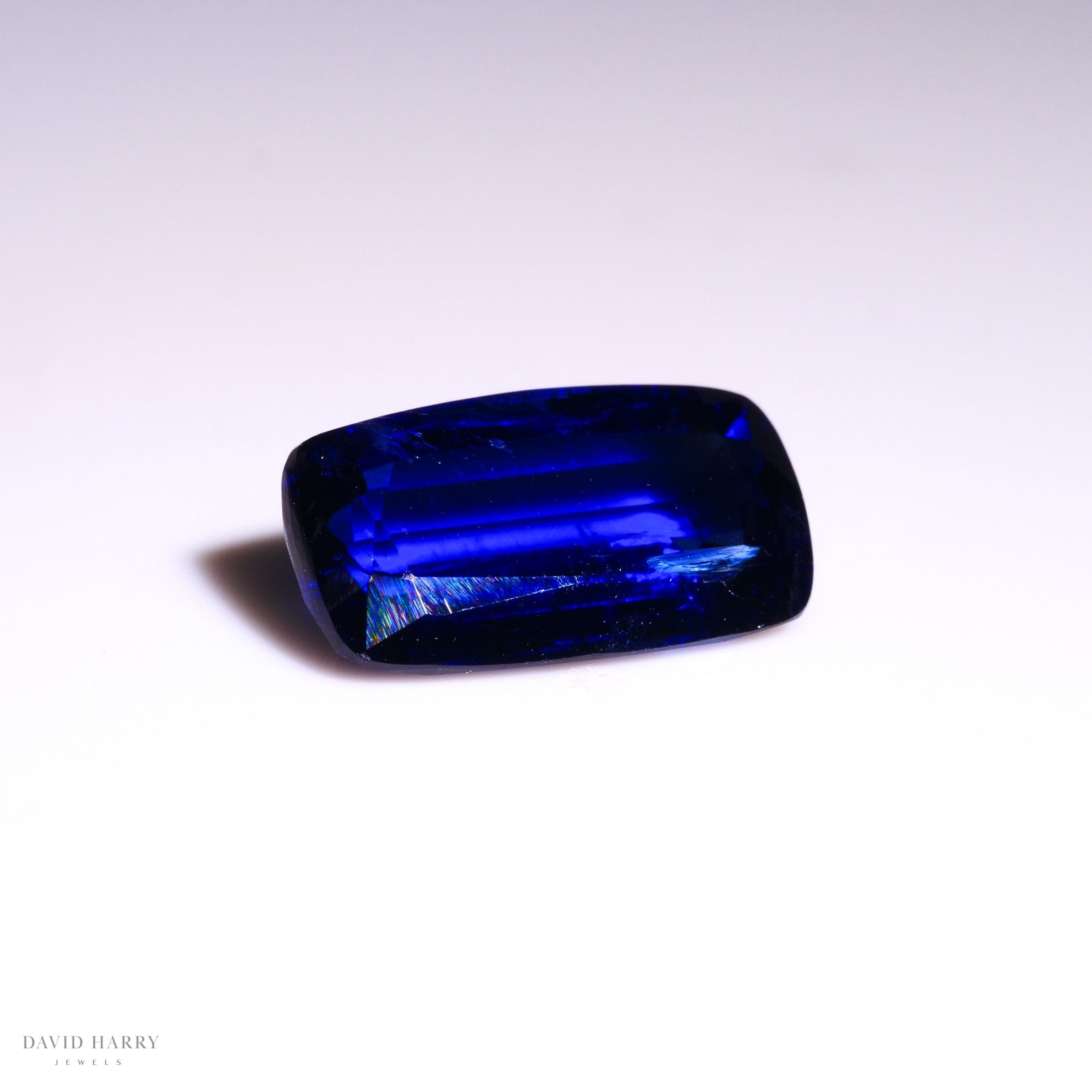 David Harry Jewels 3.9ct Kashmir Kyanite Cushion