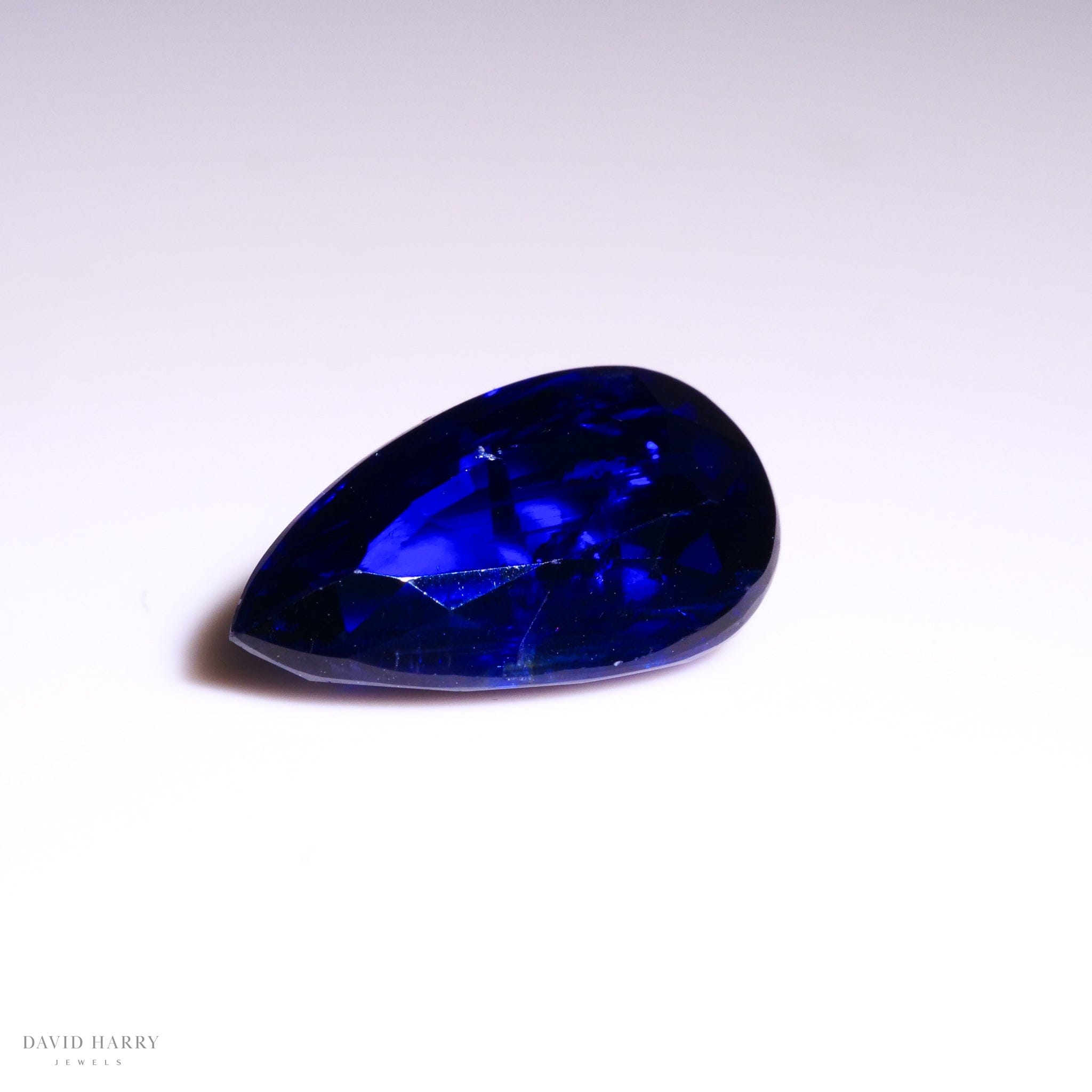 David Harry Jewels 4.46ct Kashmir Kyanite Pear