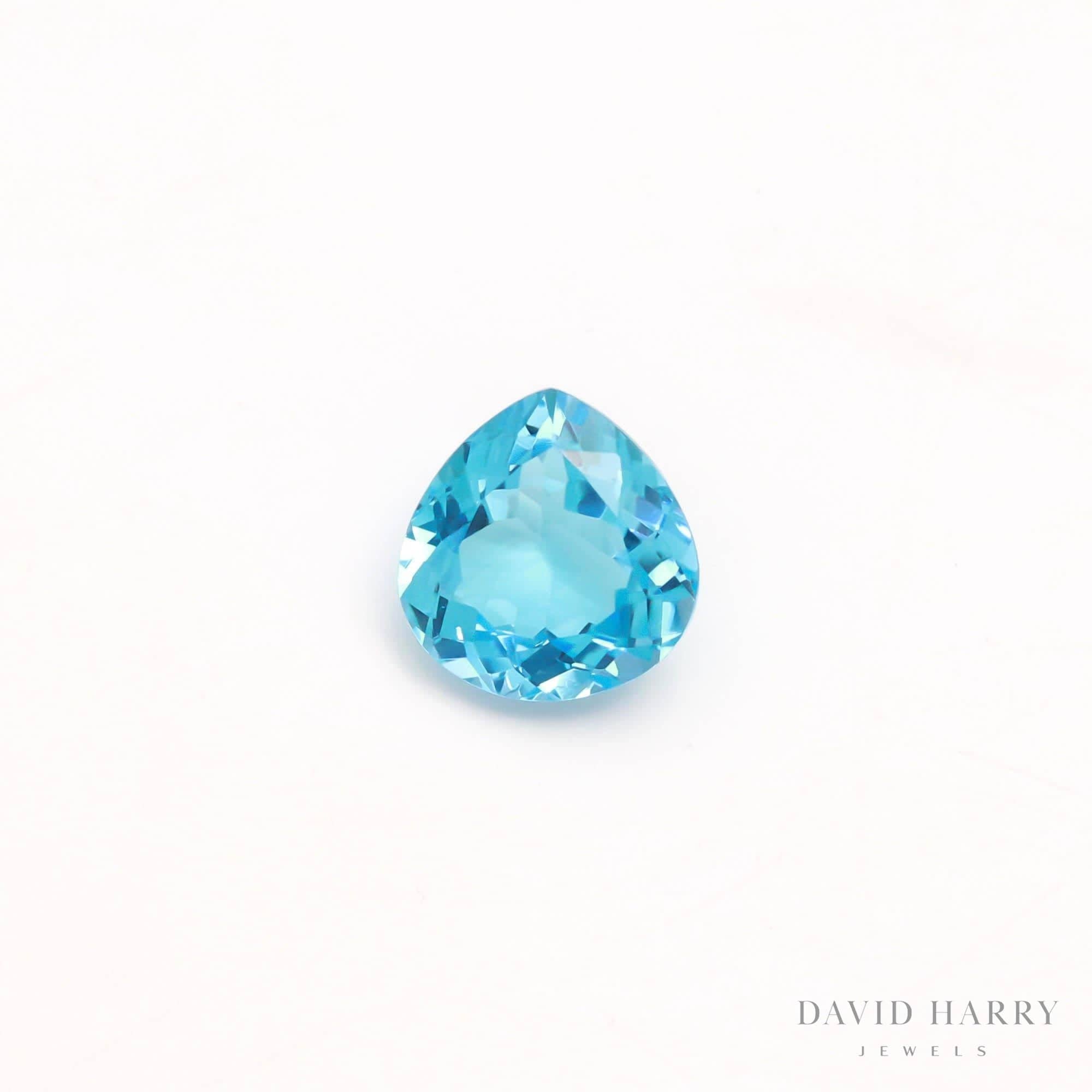 David Harry Jewels 7.44ct Swiss Blue Topaz