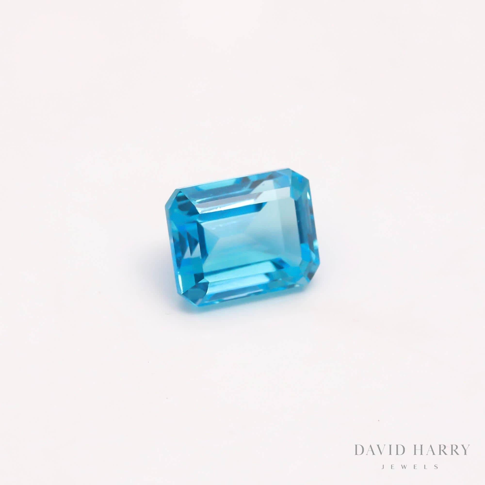 David Harry Jewels 8.11ct Swiss Blue Topaz