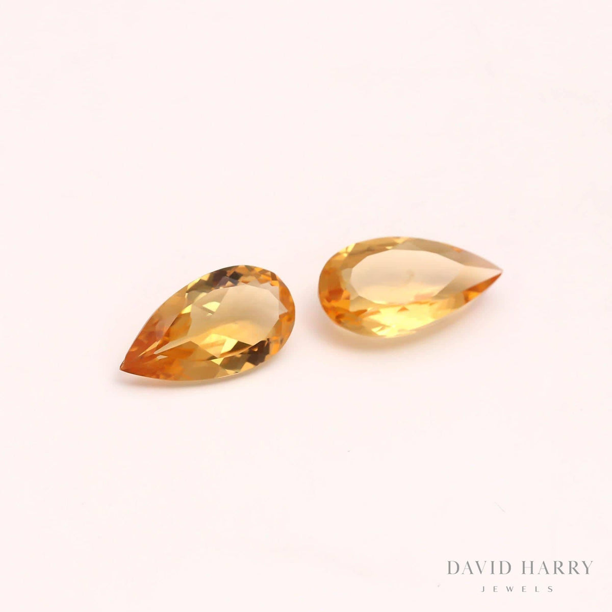 David Harry Jewels 8ct Yellow Citrine Pair