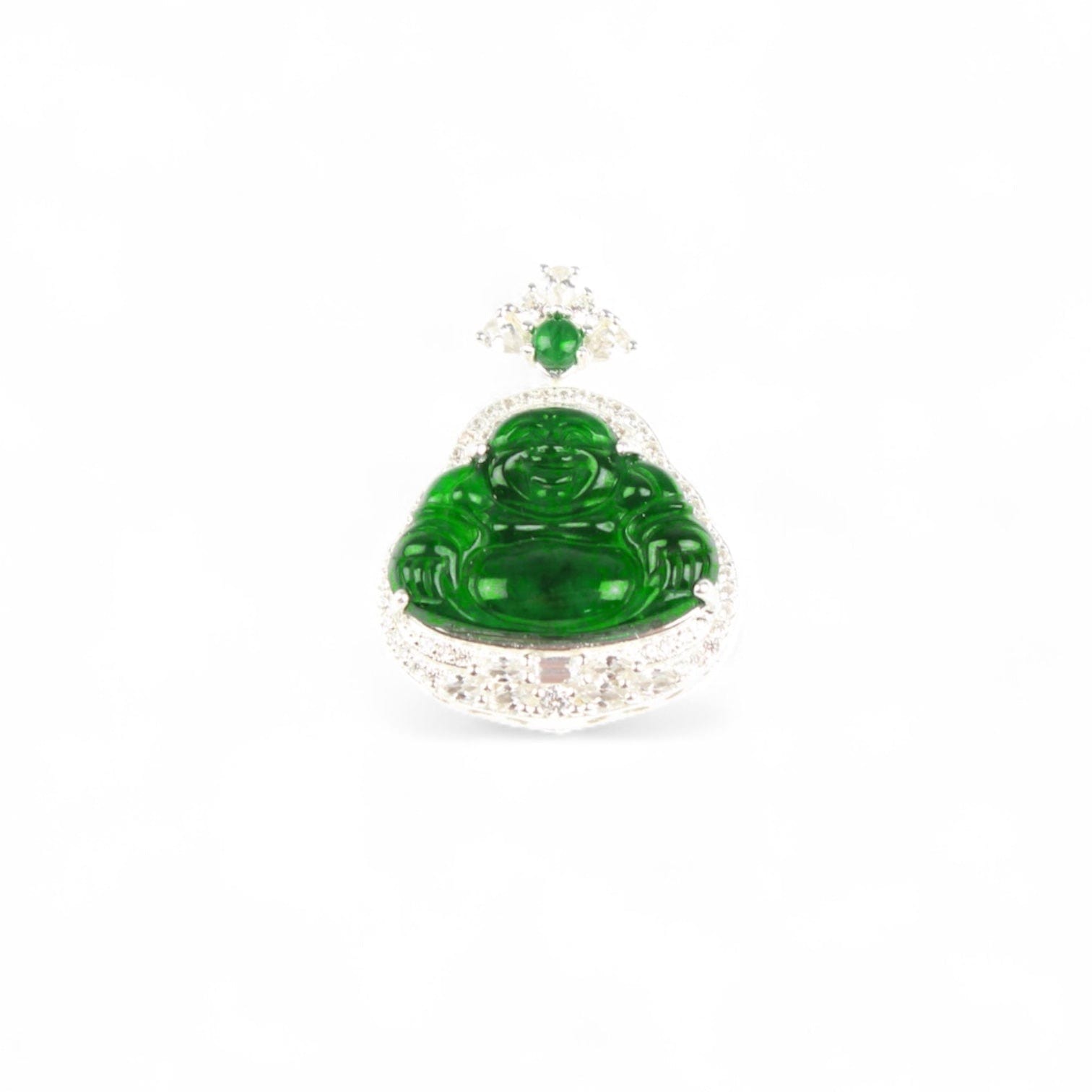 David Harry Jewels Type A Imperial Jadeite Buddha circa 30ct