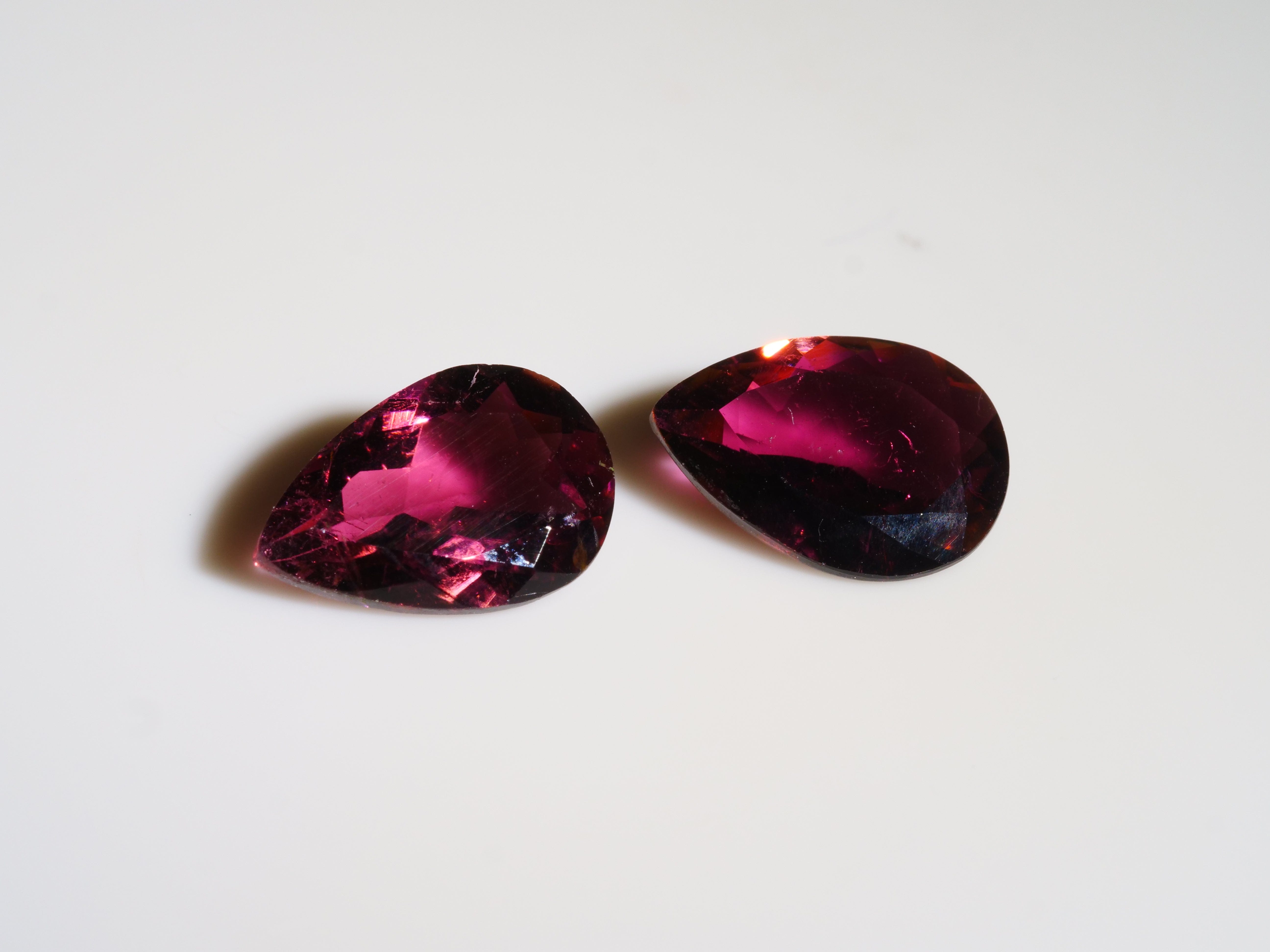David Harry Jewels Pink Rubellite 3.34ct Pear Brilliant Cut