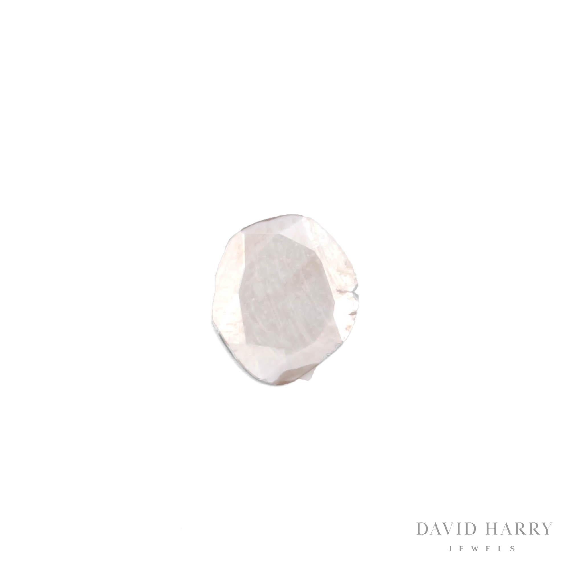 David Harry Jewels Syndicate-grade Polki Diamond - oval c. 6 x 4mm (approx weight 0.25ct)