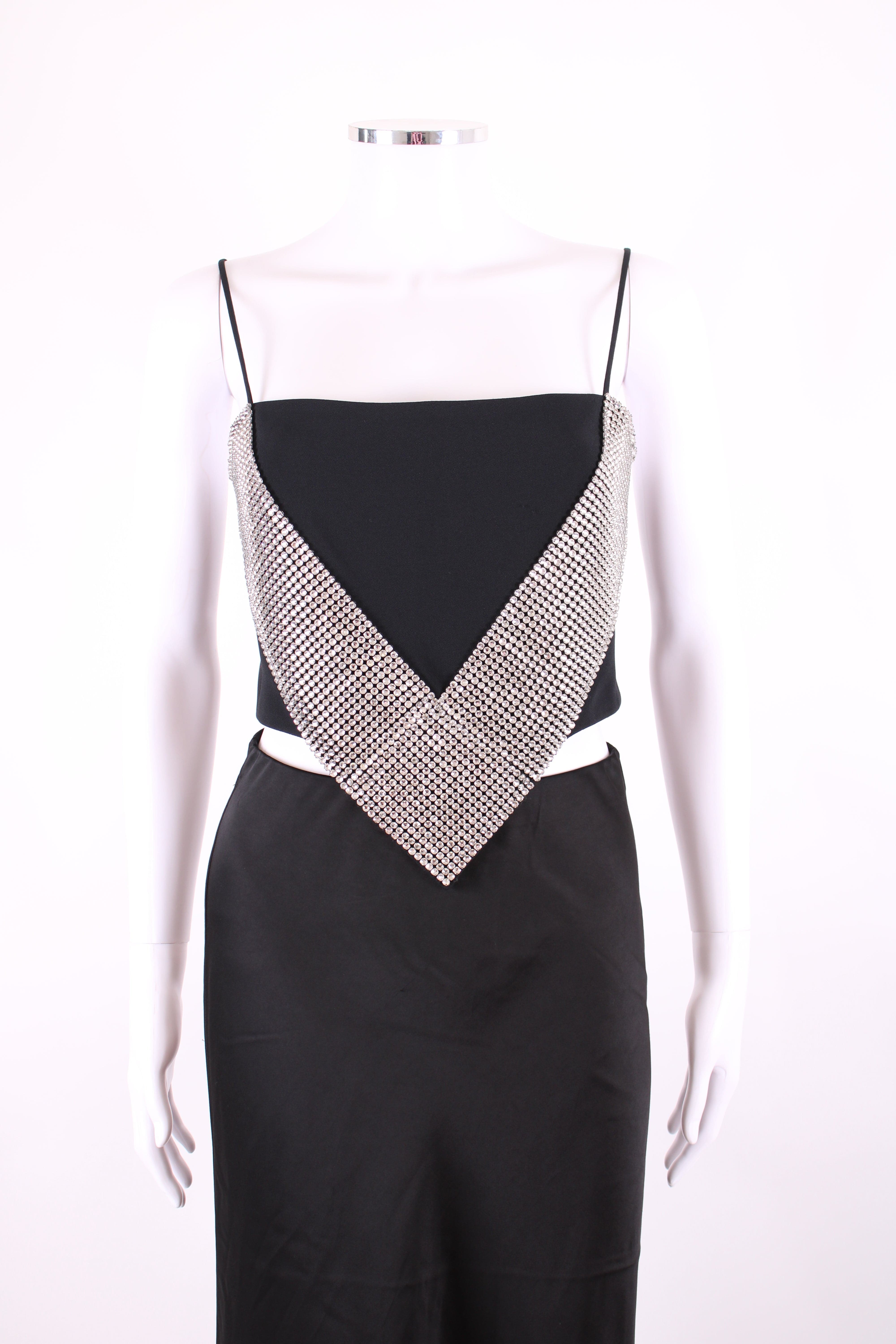 David Koma Black David Koma Crystal Embellished Top, 12