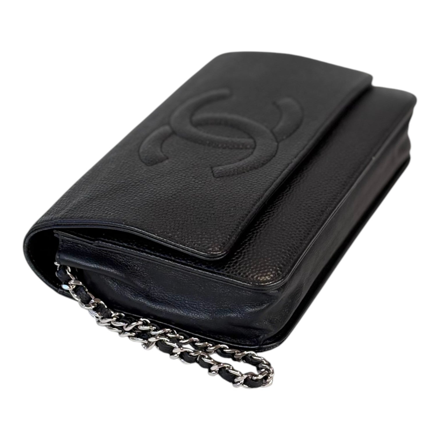 Chanel Black CC Logo WOC Bag