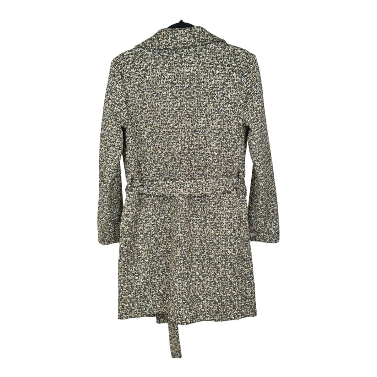 Chanel 16A Tweed Coat Gold/Grey #34
