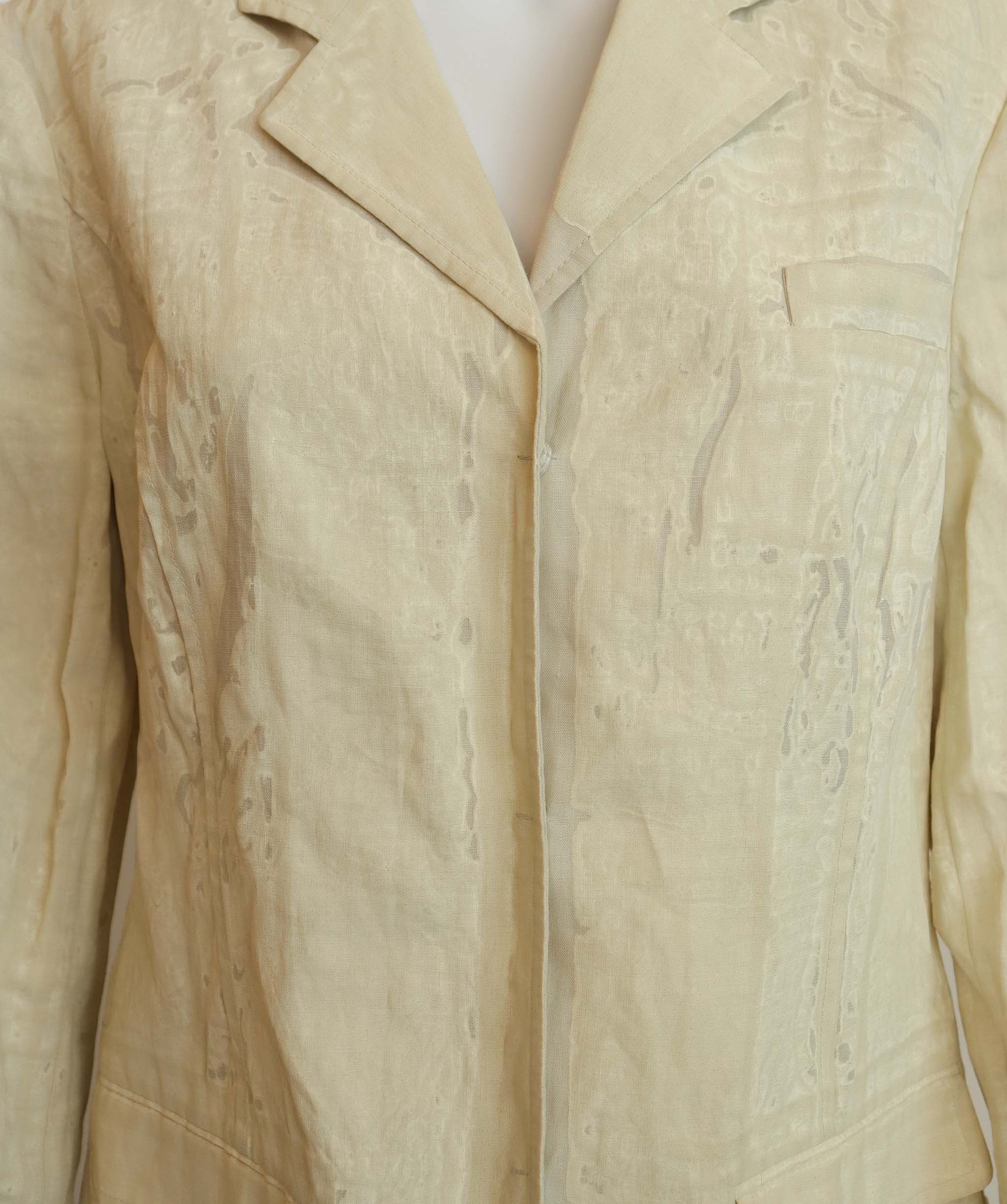 DESIGNER Prada Ecru Jacket AGC2923