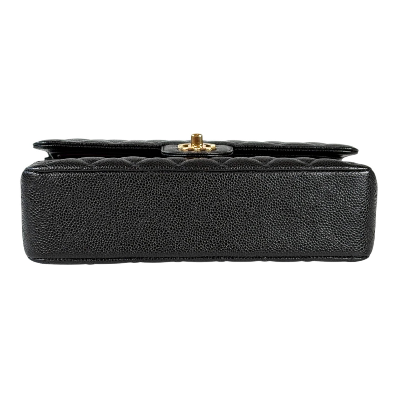 Chanel Classic Flap Medium Black Caviar with Gold Hardware Bag