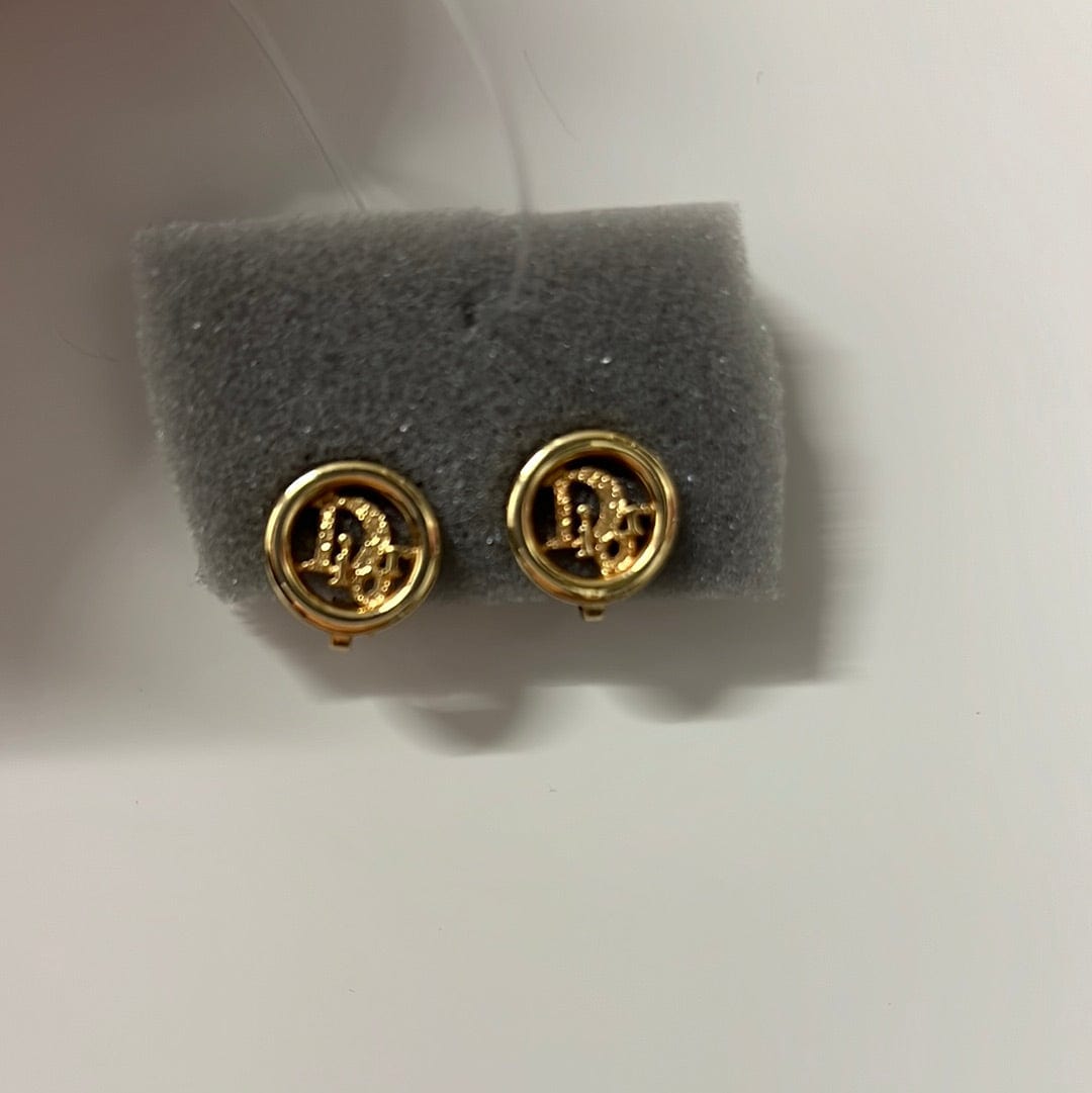 DIOR DIOR Circle Logo Earrings GP B0411P6CAC