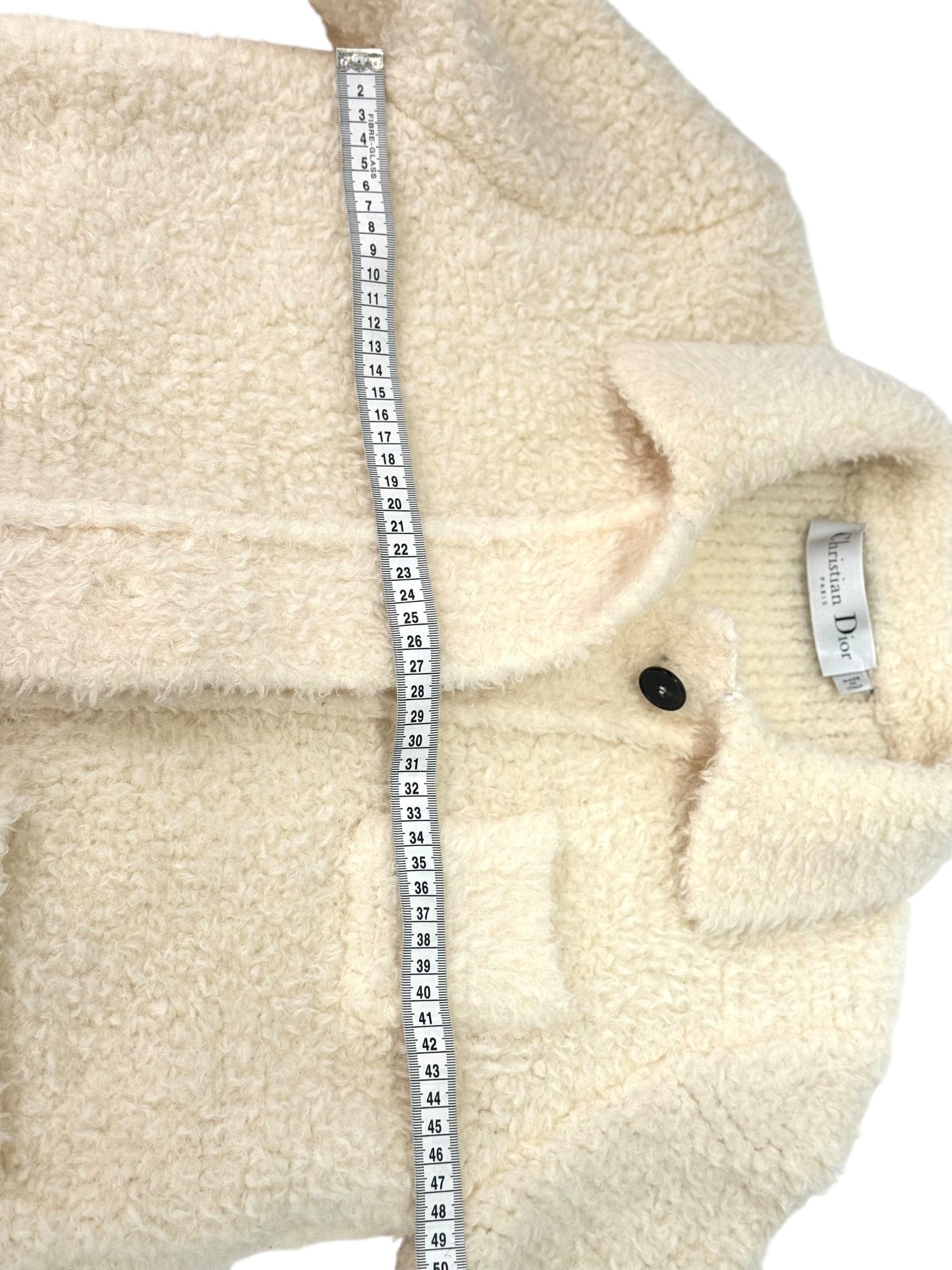 Dior Dior Knitwear Wool Jacket White - Size M