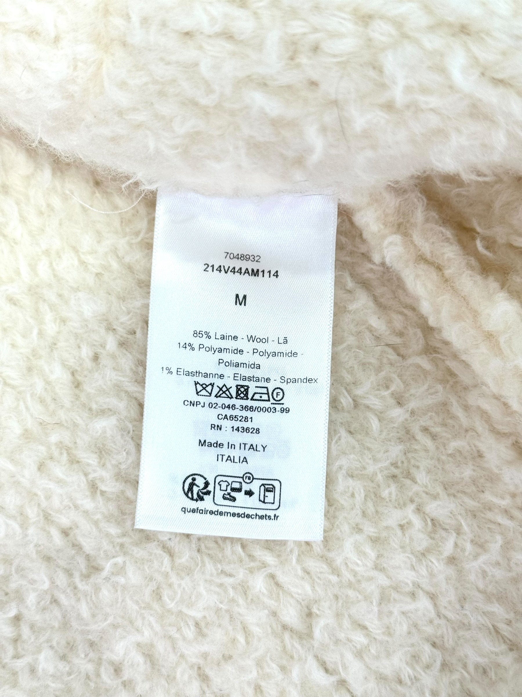 Dior Dior Knitwear Wool Jacket White - Size M