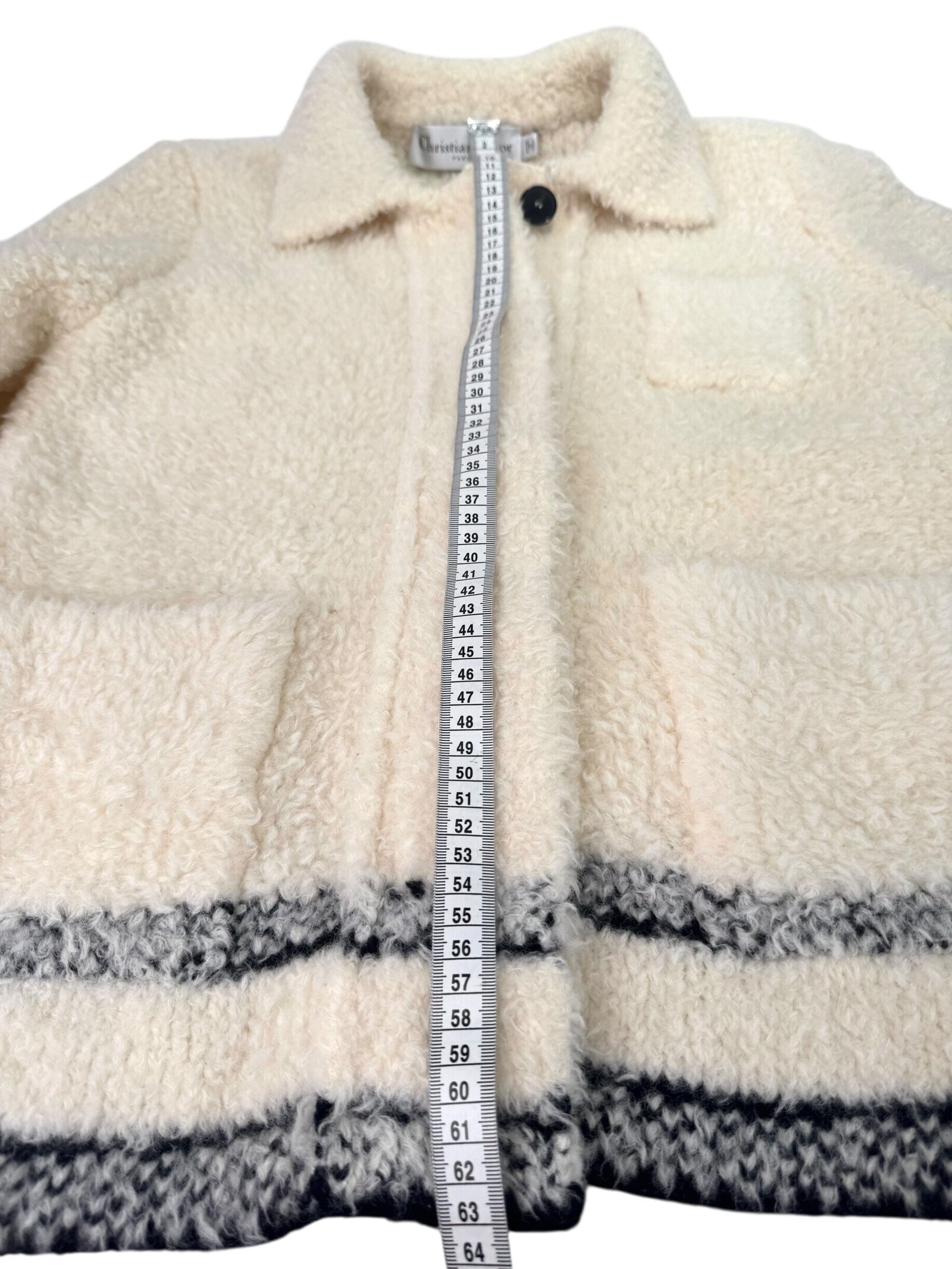 Dior Dior Knitwear Wool Jacket White - Size M