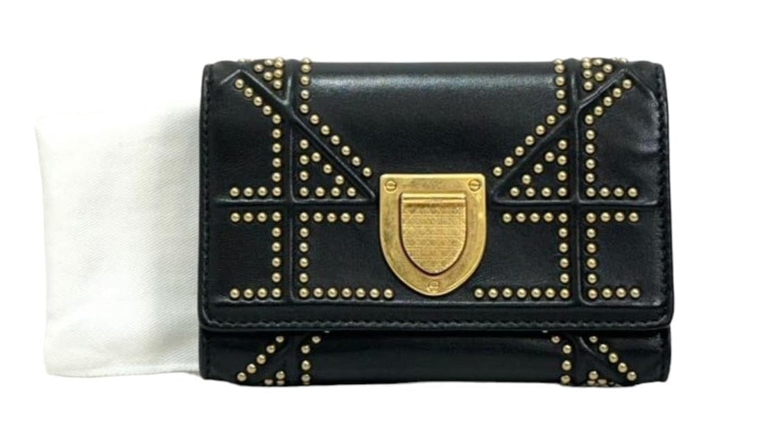 Dior Dior Black Diorama Small Wallet