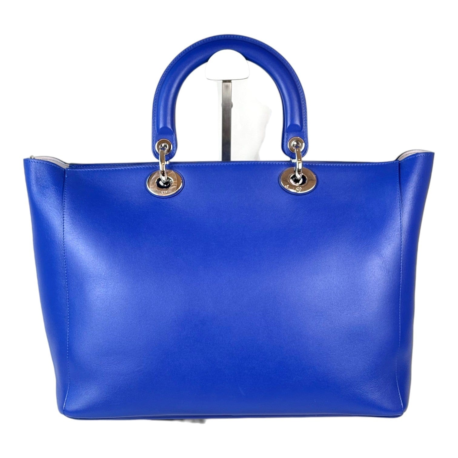 Dior Dior Blue Leather Diorissimo Tote Bag