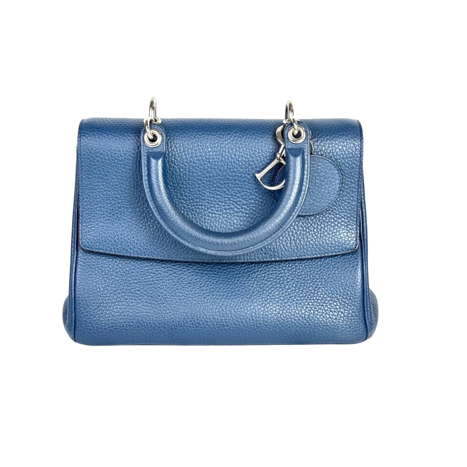 Dior Dior Blue Leather Handle Bag