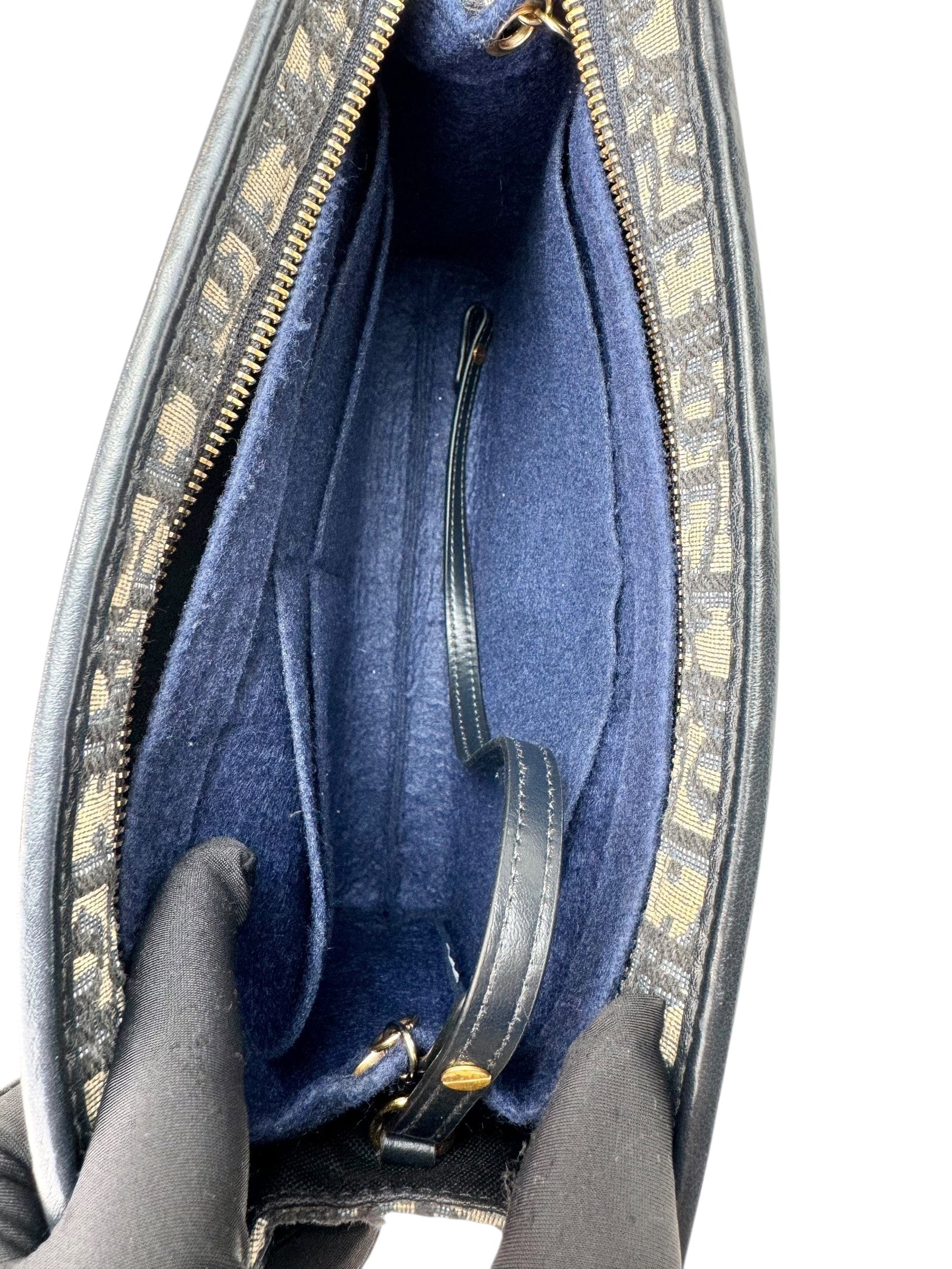 Dior Dior Blue Oblique Crossbody Bag