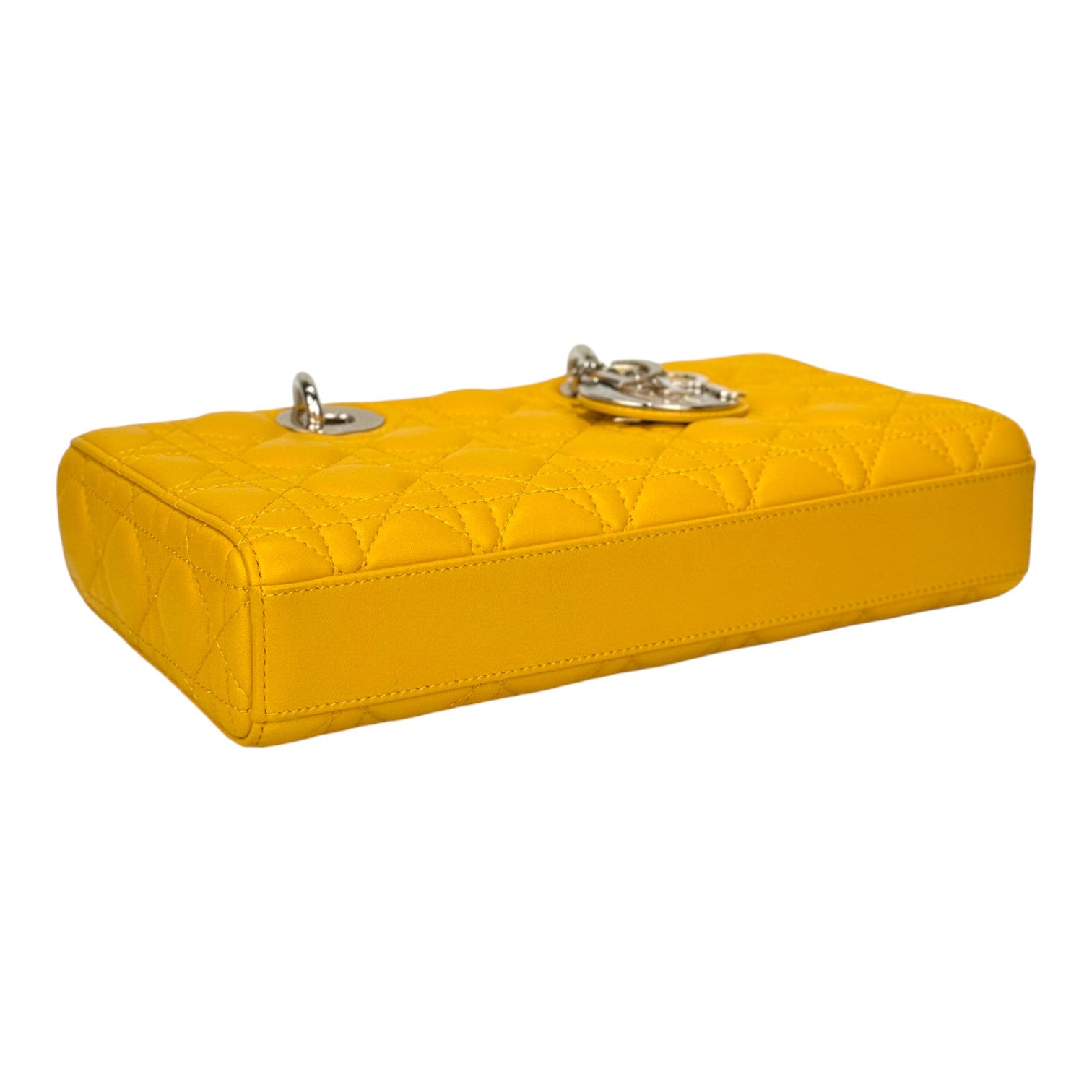 Dior Dior Lady D-Joy Small Yellow Bag