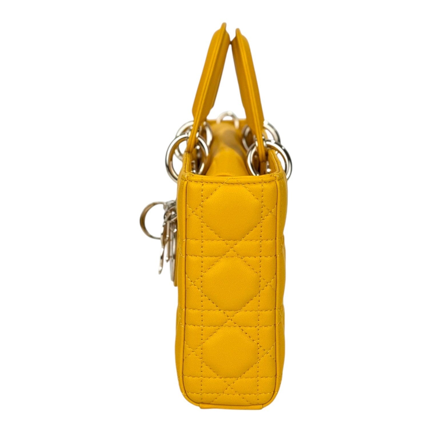 Dior Dior Lady D-Joy Small Yellow Bag