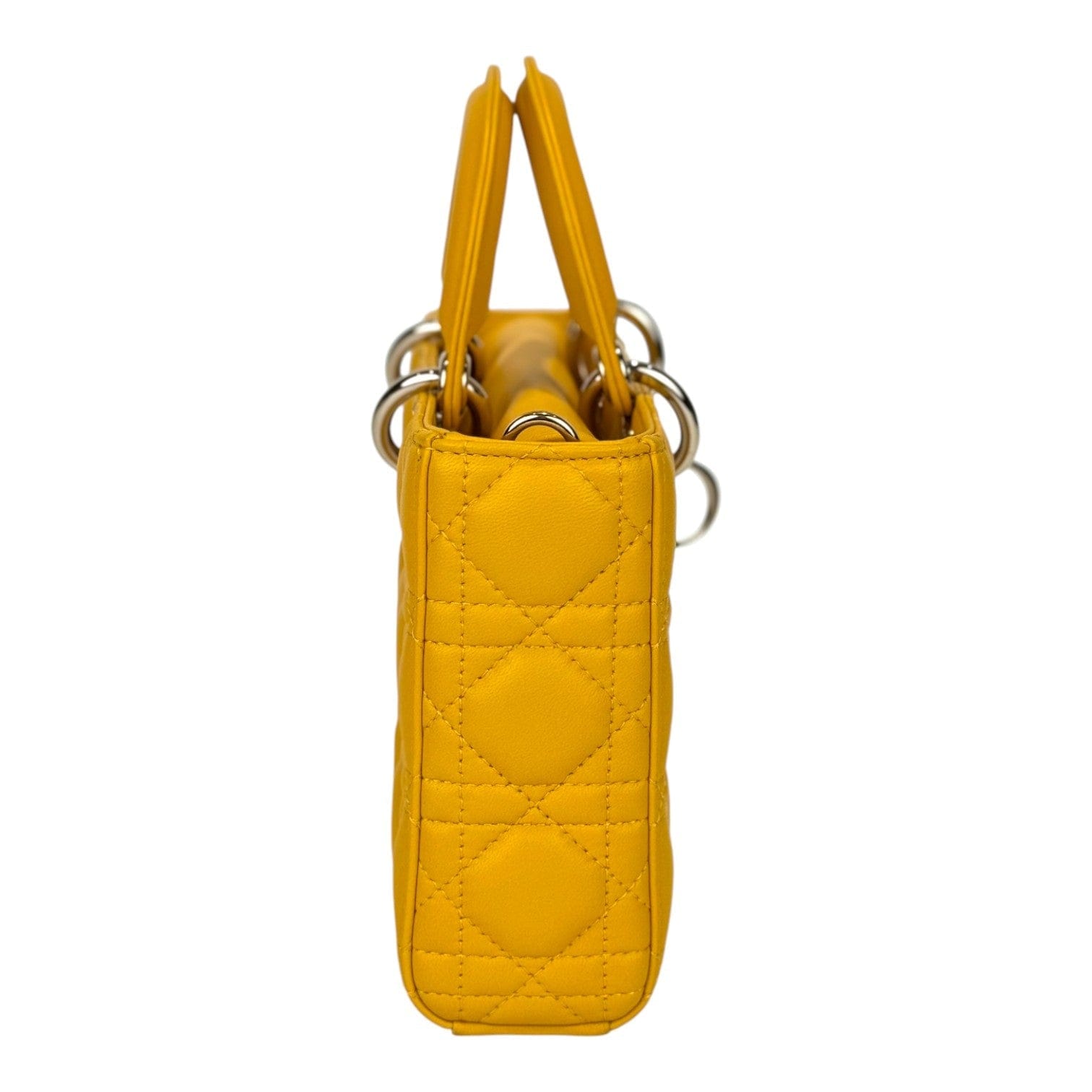 Dior Dior Lady D-Joy Small Yellow Bag