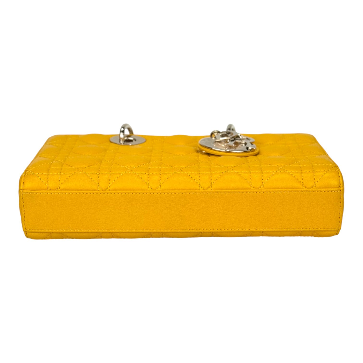 Dior Dior Lady D-Joy Small Yellow Bag