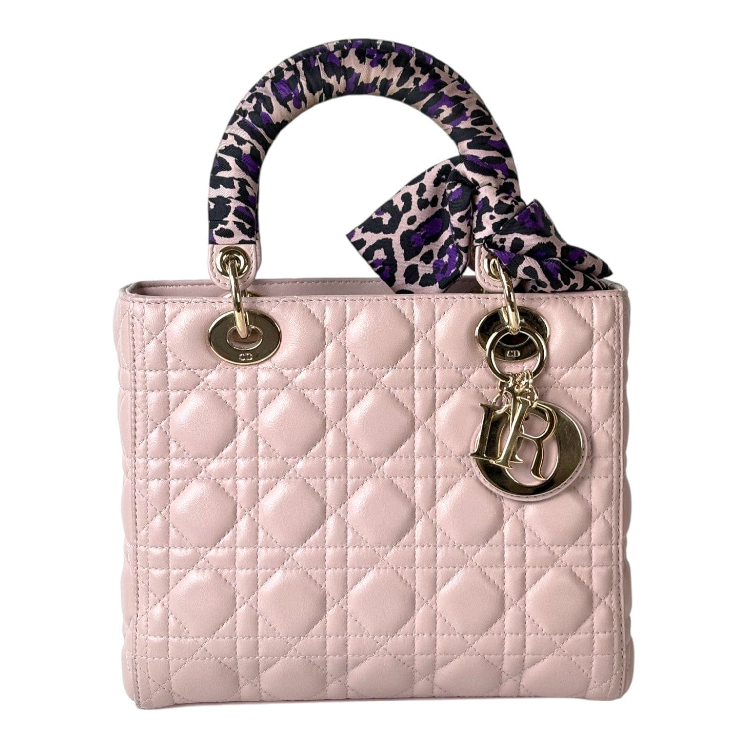 Dior Dior Lady Dior Bag Medium Nude Pink