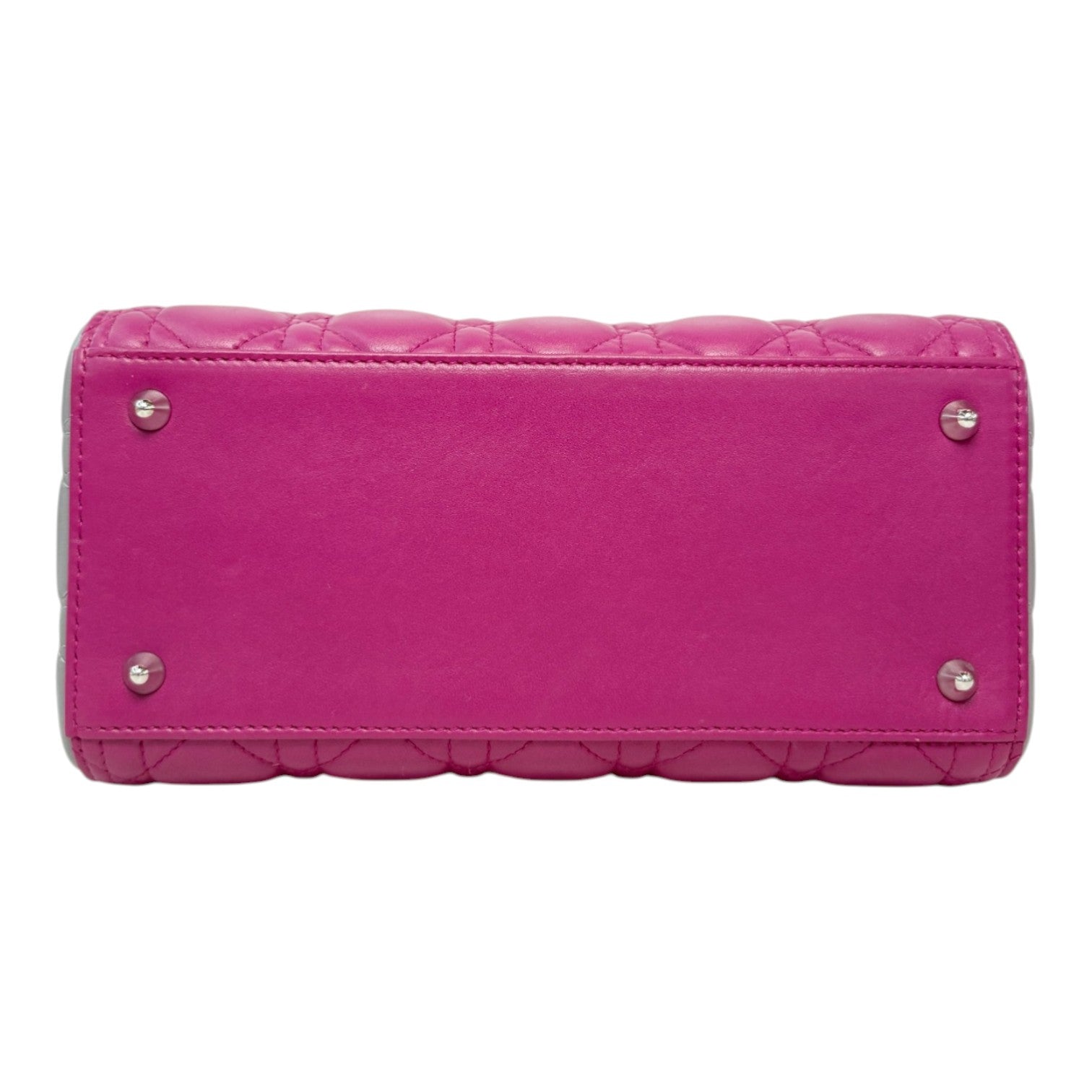 Dior Dior Lady Dior Medium Bag in 2 Tone Pink Grey