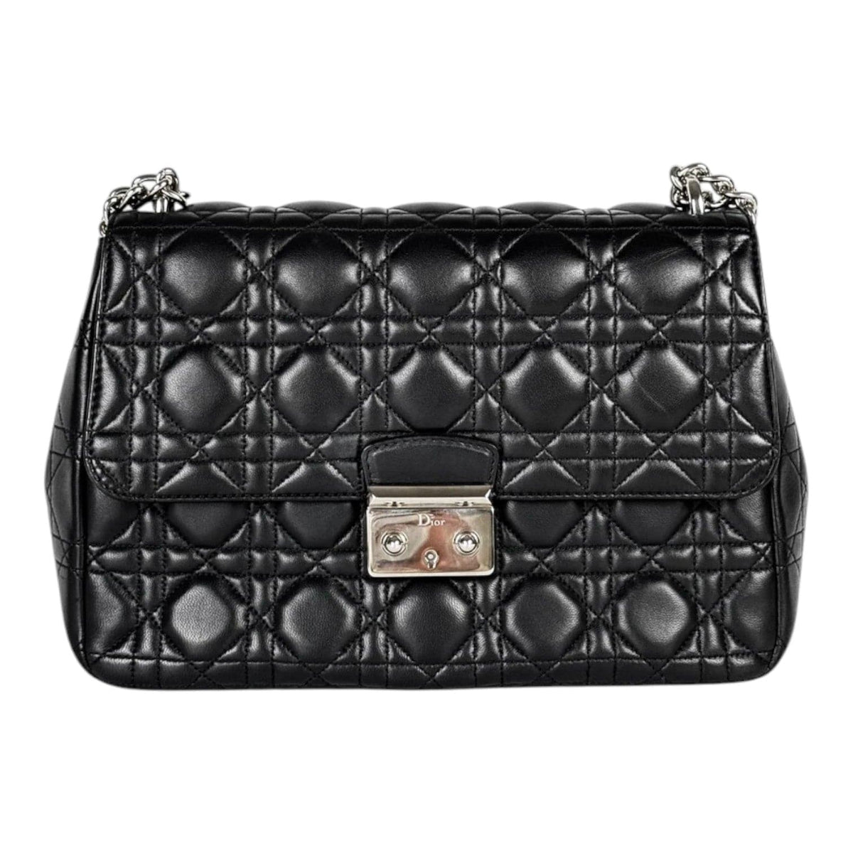 Dior Dior Miss Dior Black Bag with Cannage Stitching