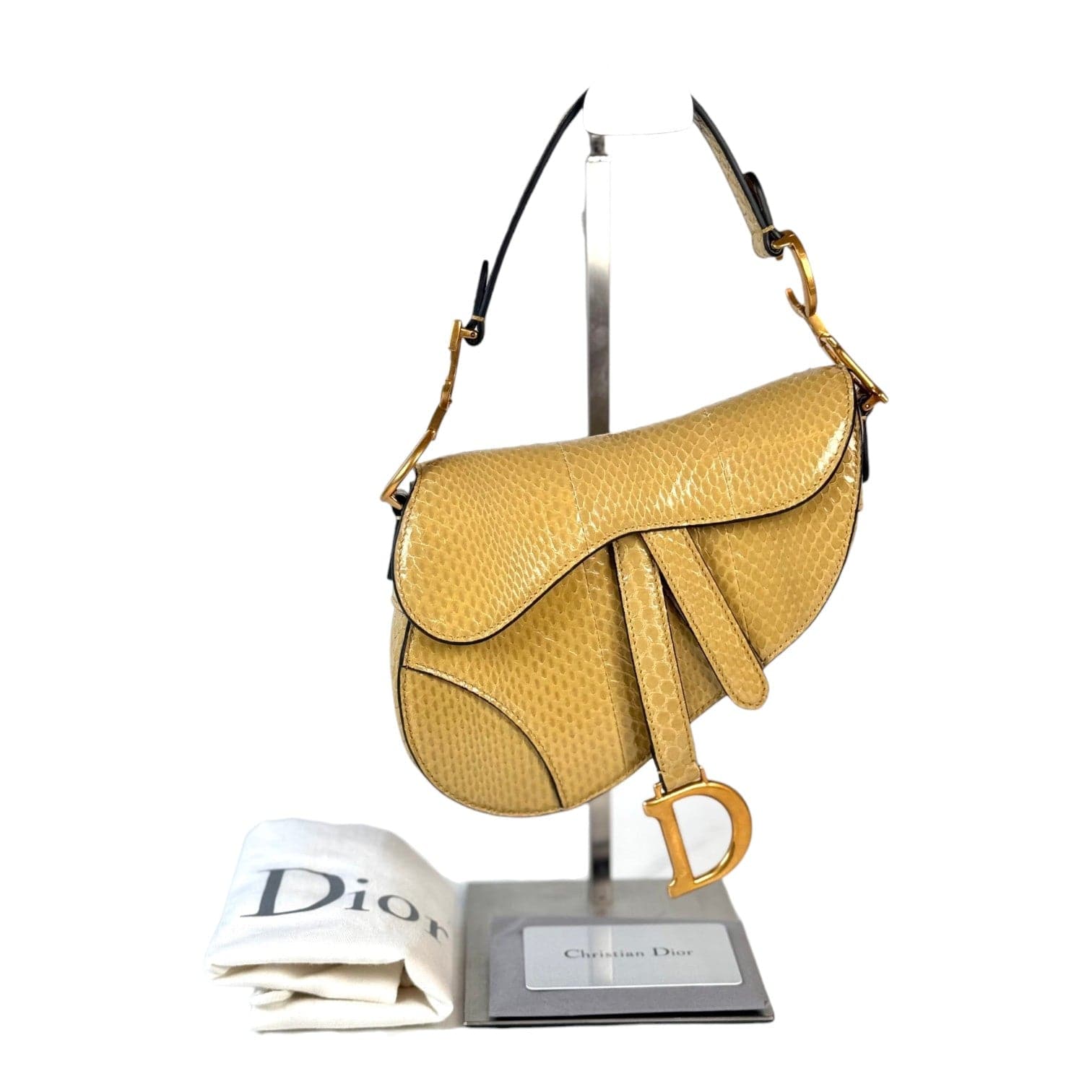 Dior Dior Saddle Mini Python Bag