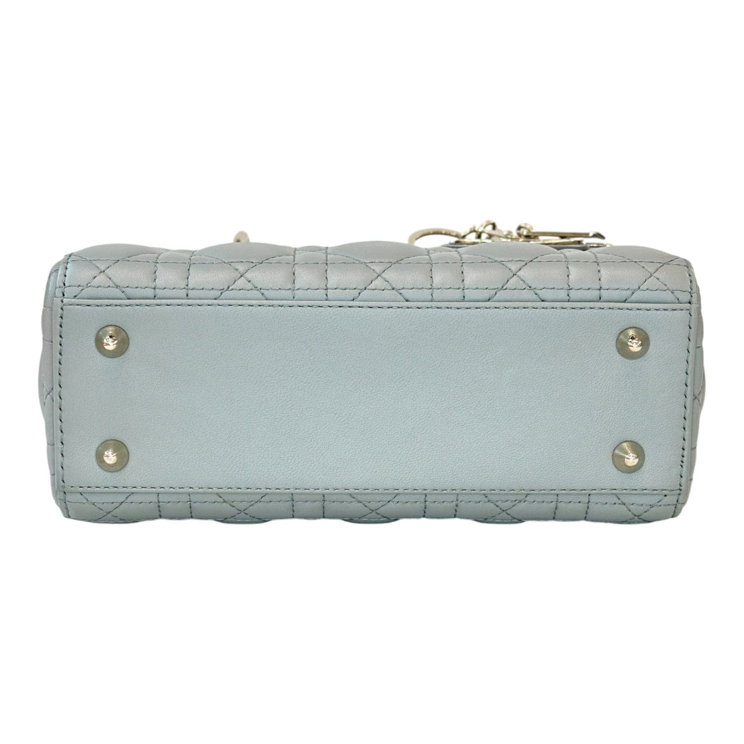 Dior Dior Small Grey Lady Dior Bag