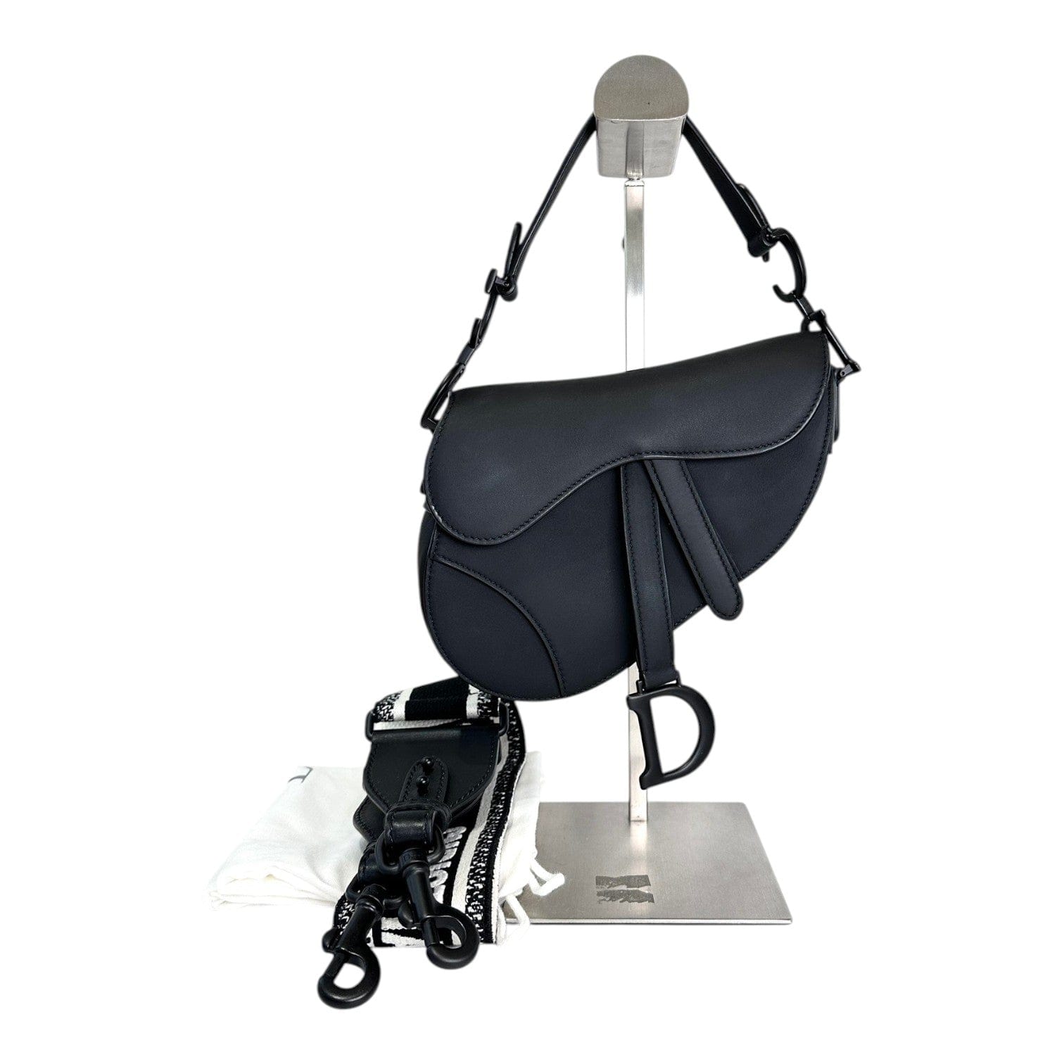 Dior Dior So Black Mini Saddle Bag with Strap