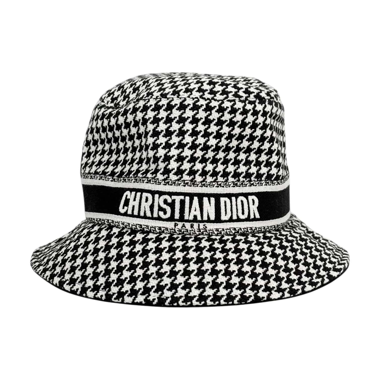 Dior Dior Black and White Cotton Bucket Hat - Size 57