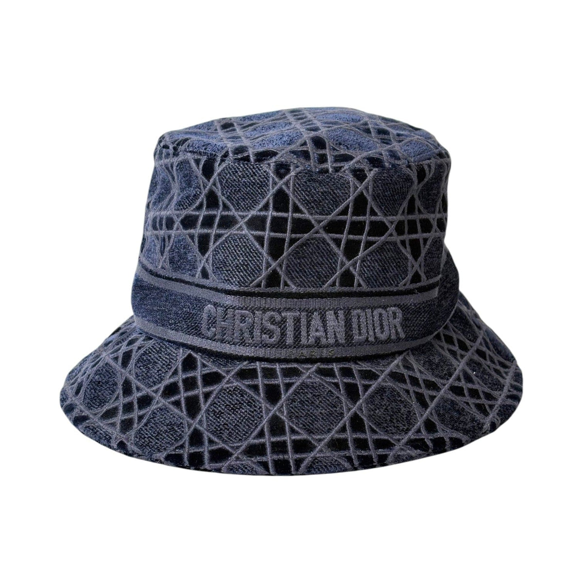 Dior Dior Navy Teddy D Bucket - size 58
