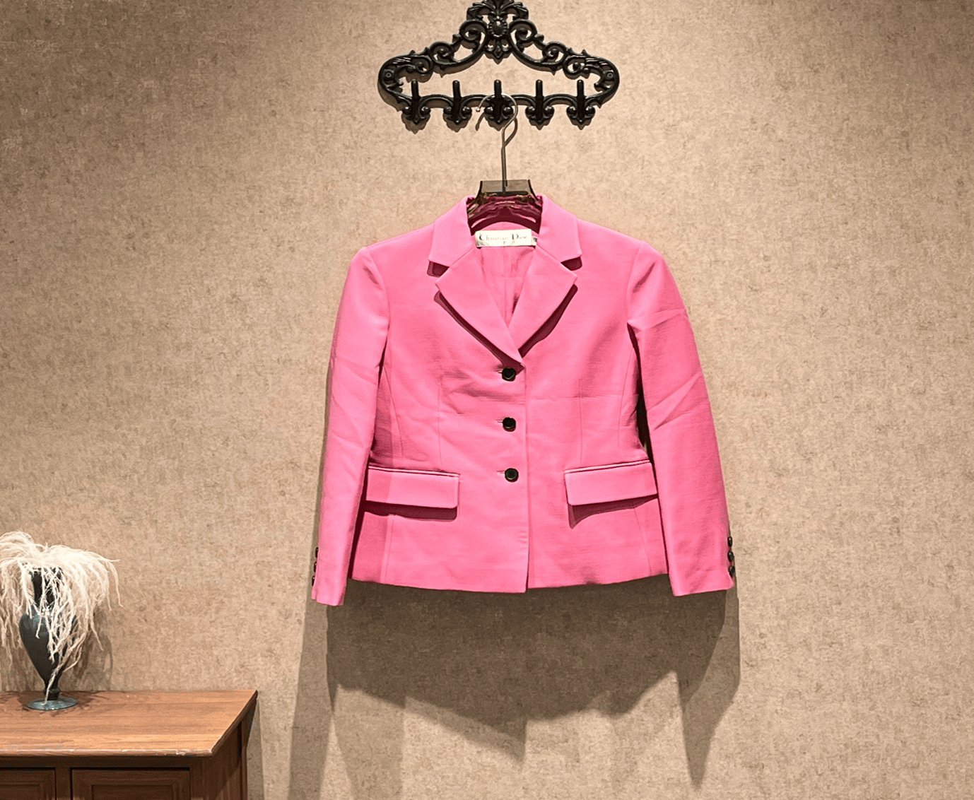 Dior Dior peach pink wool blazer / Size 38 / 99% new / 40063 SGC40063
