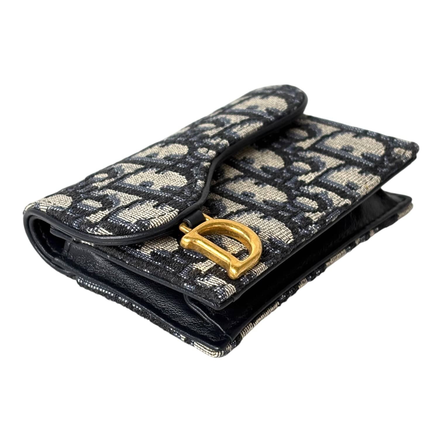 Dior Dior Saddle Card Holder Wallet