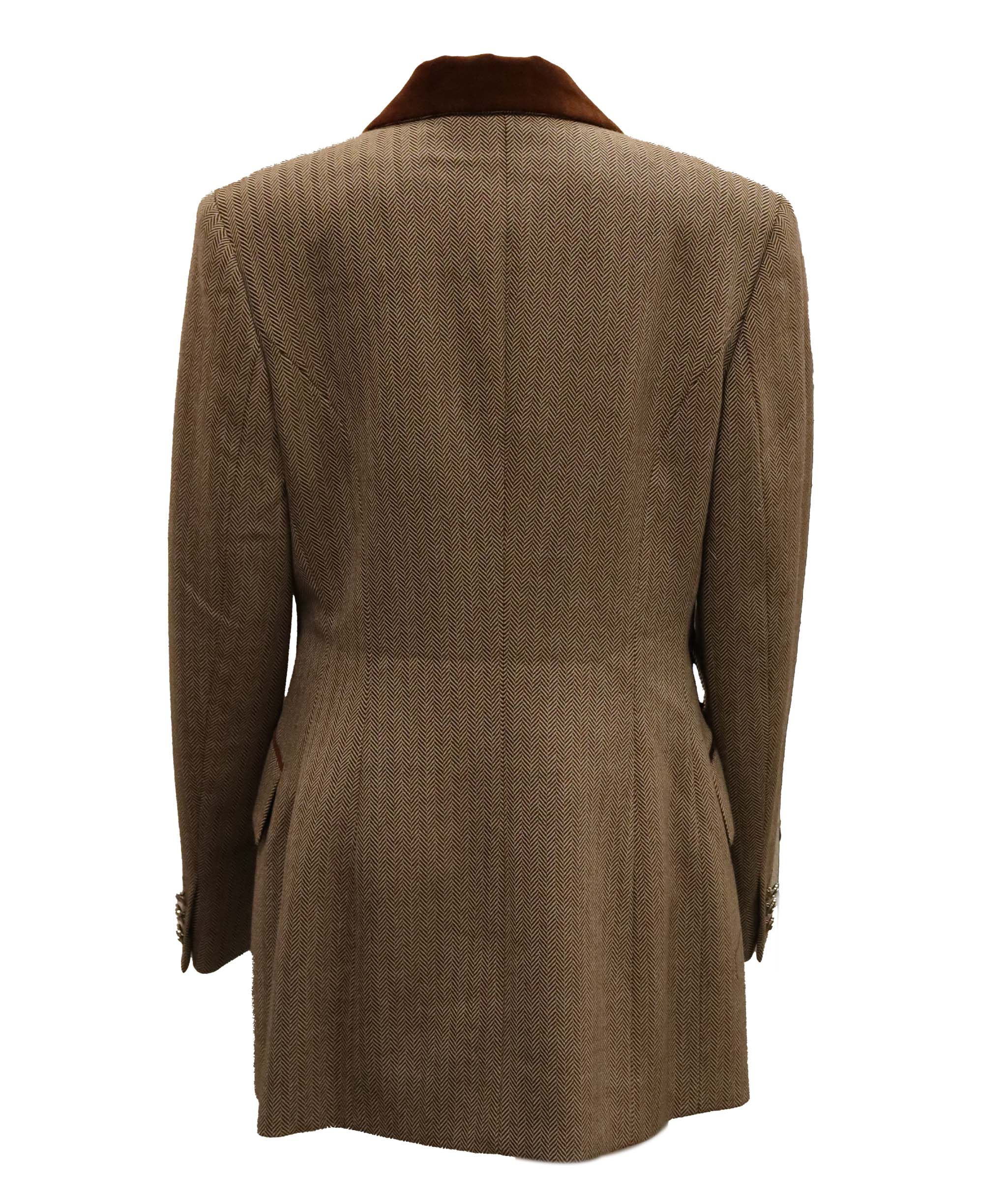 Dolce Gabanna Dolce Gabanna brown herring bone jacket AGC2965