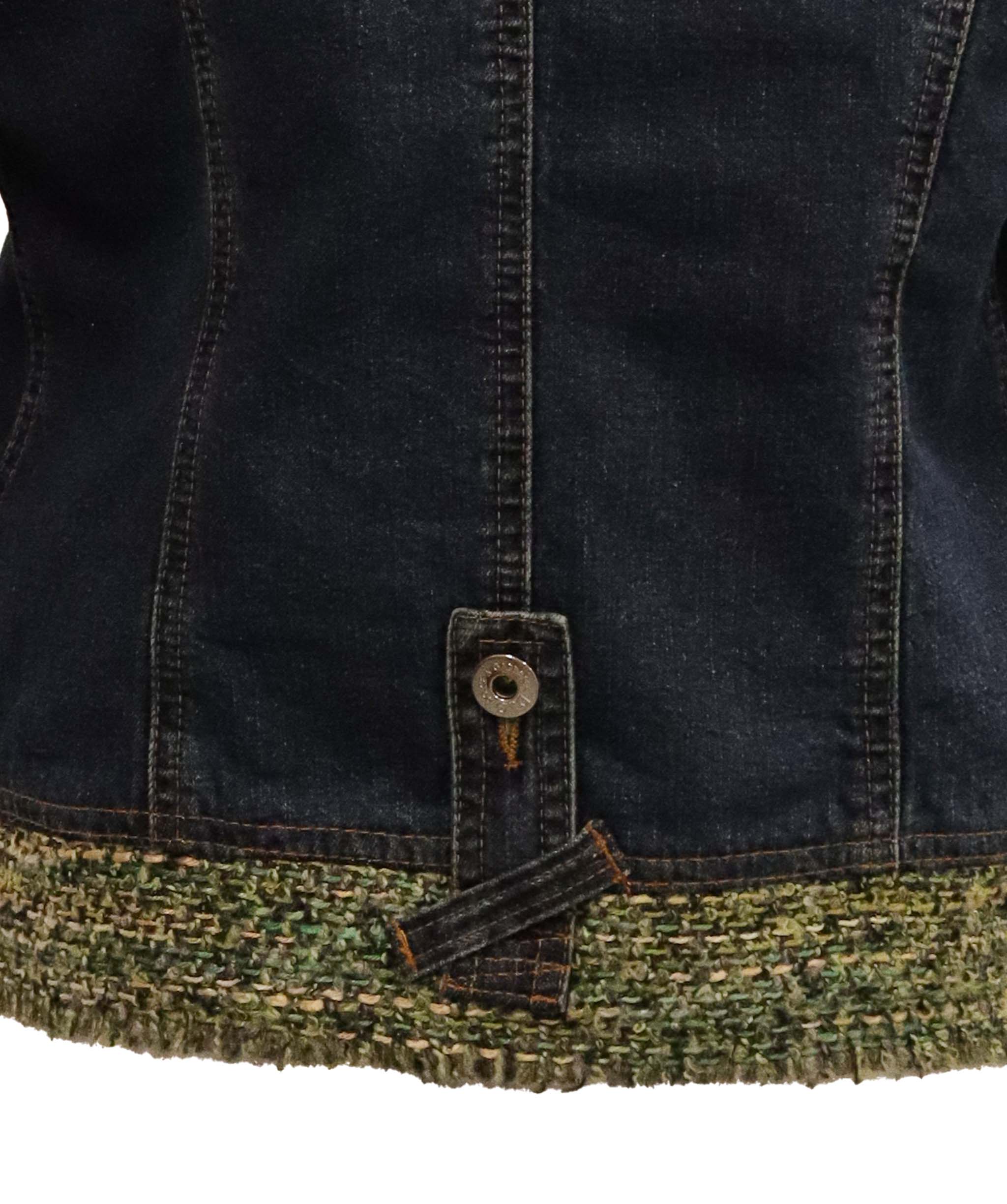 Dolce Gabanna Dolce Gabanna Jean and green tweed jacket AGC2988